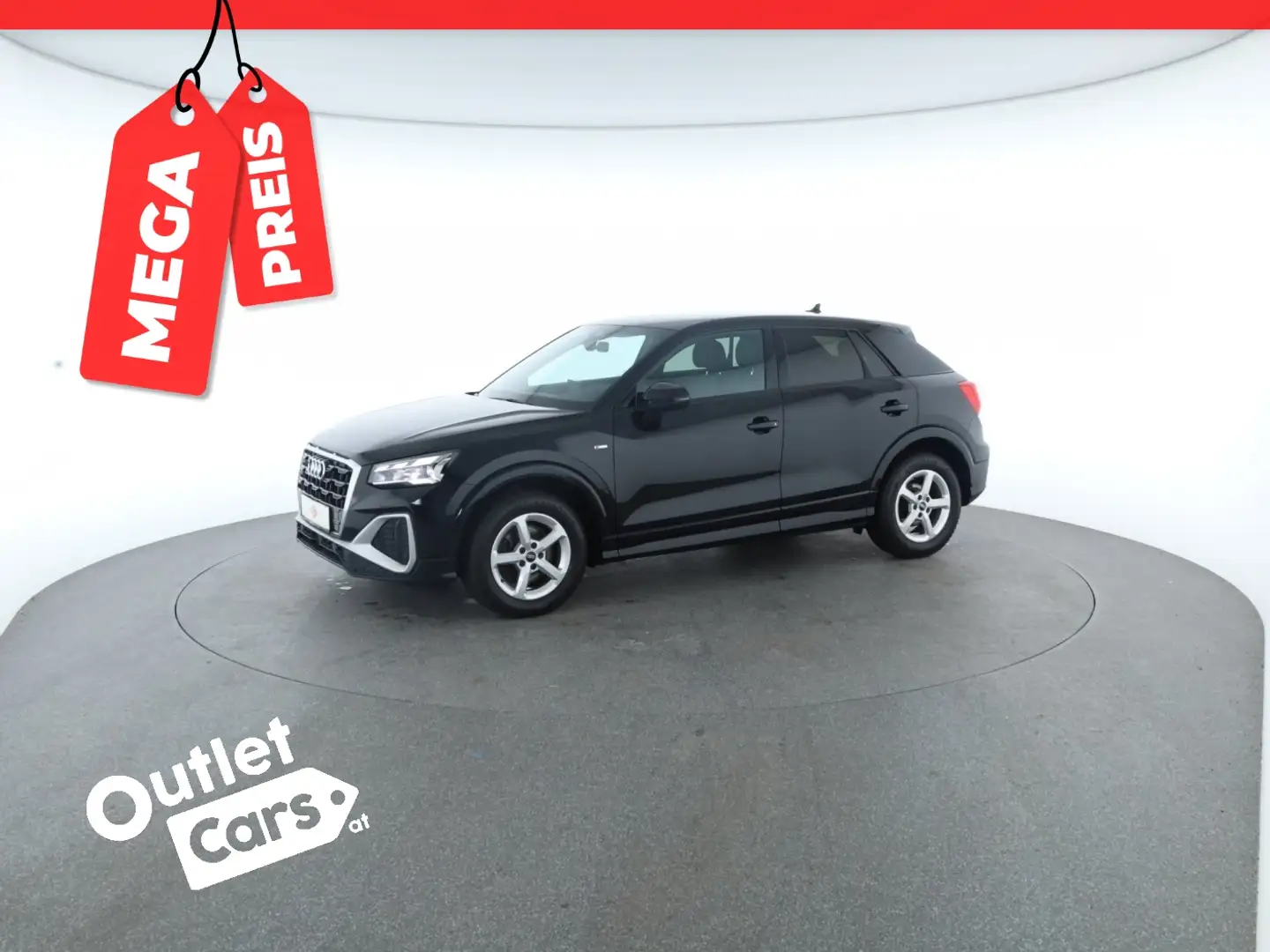 Audi Q2 40 TFSI quattro S-Line Aut. MATRIX+RFK+RADAR Schwarz - 1