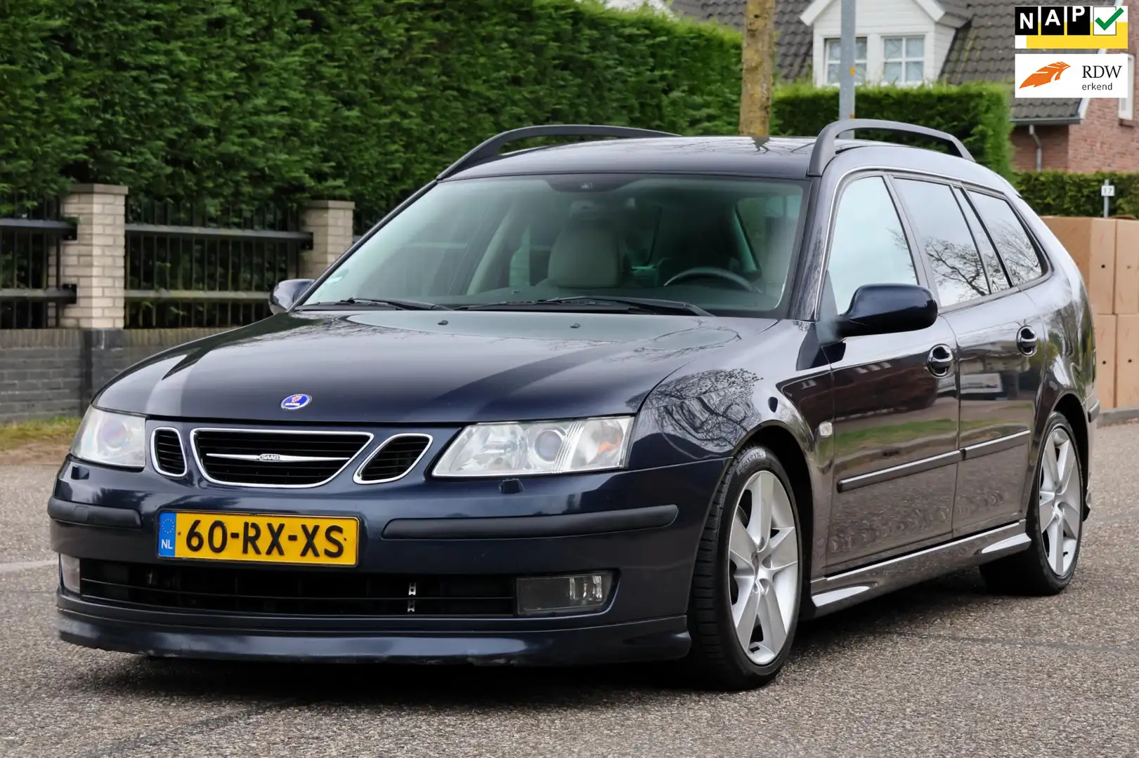 Saab 9-3 Sport Estate 2.8 V6 T Aero | LPG-G3 | AUTOMAAT | N Синій - 1