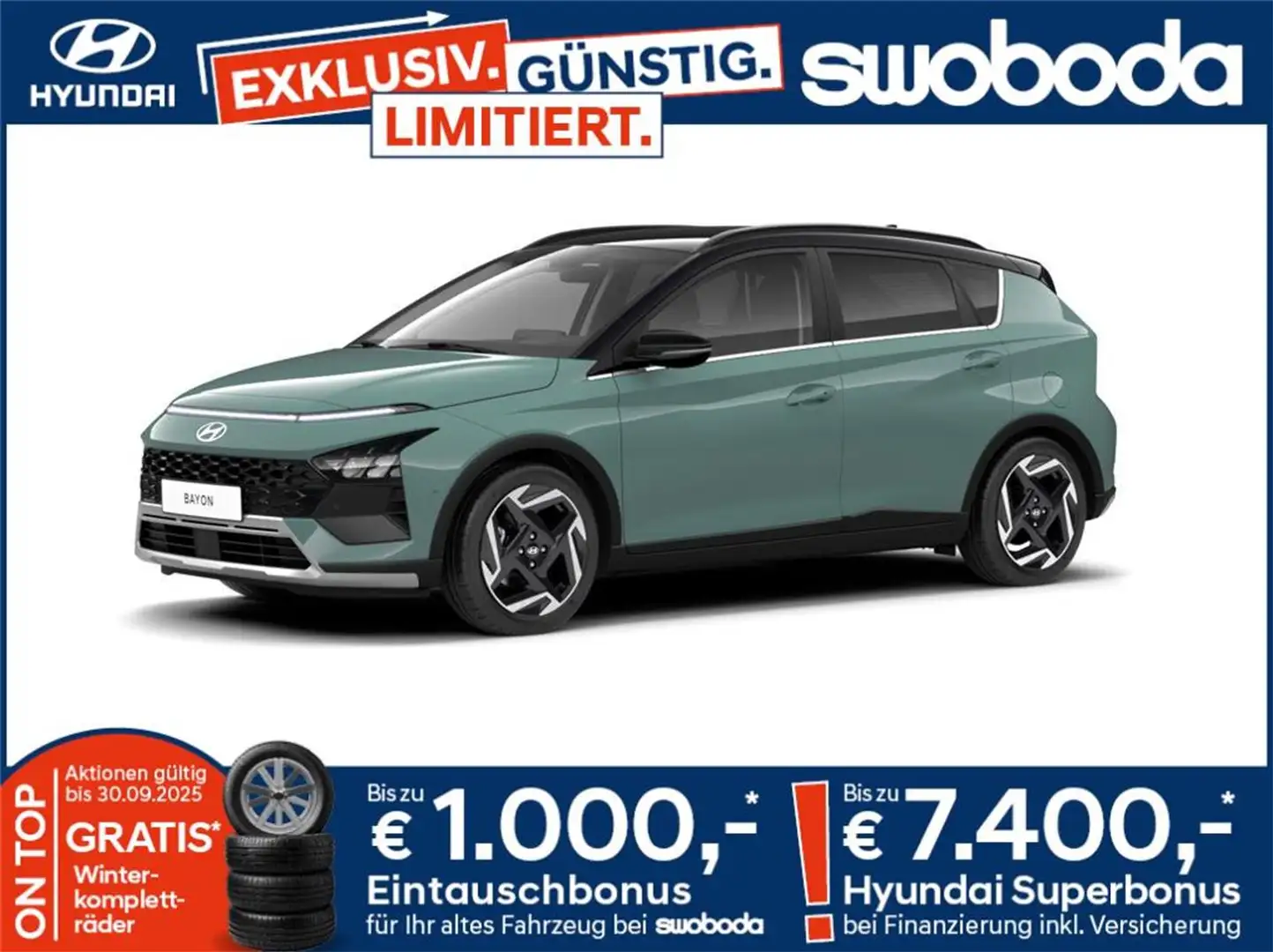 Hyundai BAYON Bayon GO 1.2 MPI y5bg1-P1 Groen - 1