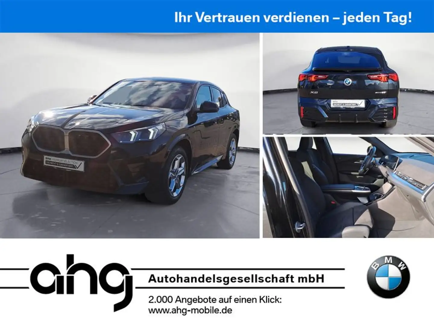 BMW X2 sDrive20i Steptronic DCT M Sportpaket AHK Schwarz - 1