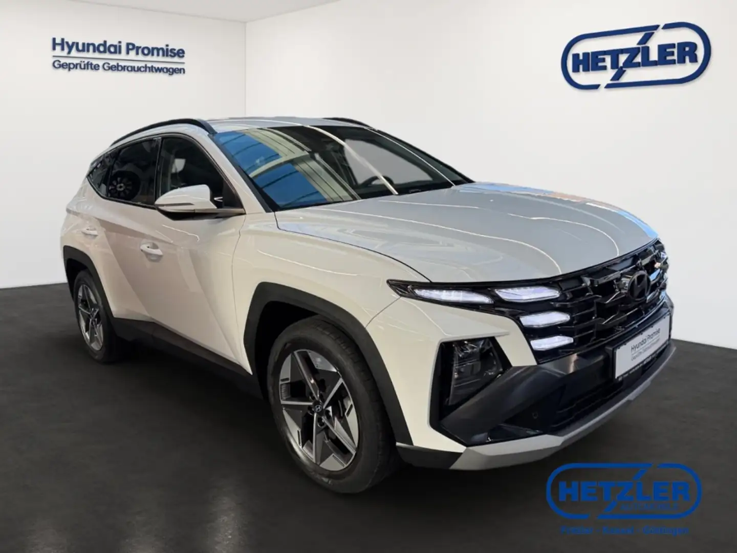 Hyundai TUCSON Trend Fahrschulumbau Mild-Hybrid 4WD 1.6 CRDi Mild Weiß - 2