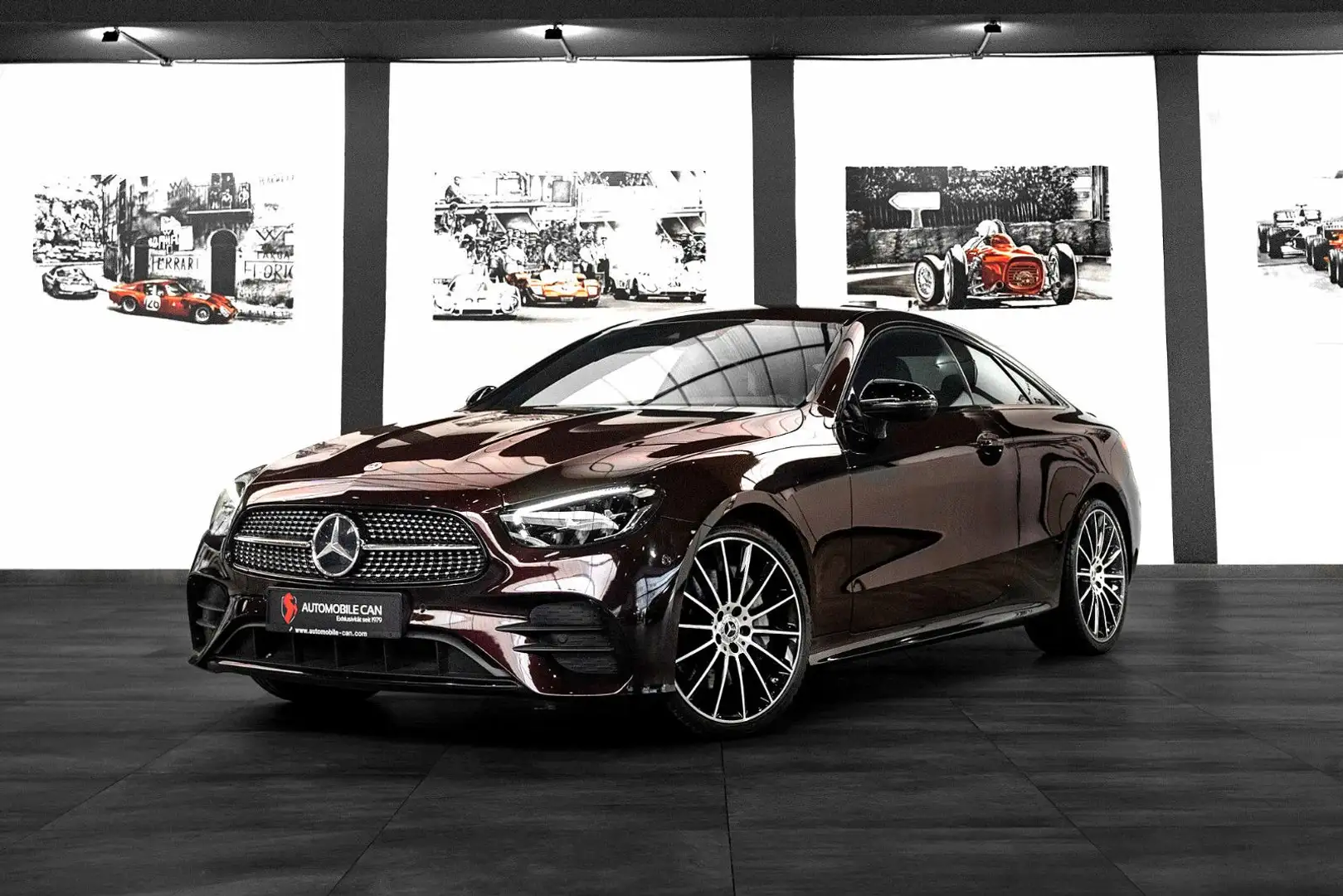 Mercedes-Benz E 450 4M COUPÉ #AMG LINE #RUBELLITROT #1.HAND Rouge - 1