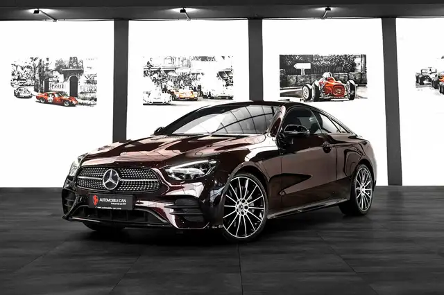 Mercedes-Benz E 450 4M COUPÉ #AMG LINE #RUBELLITROT #1.HAND