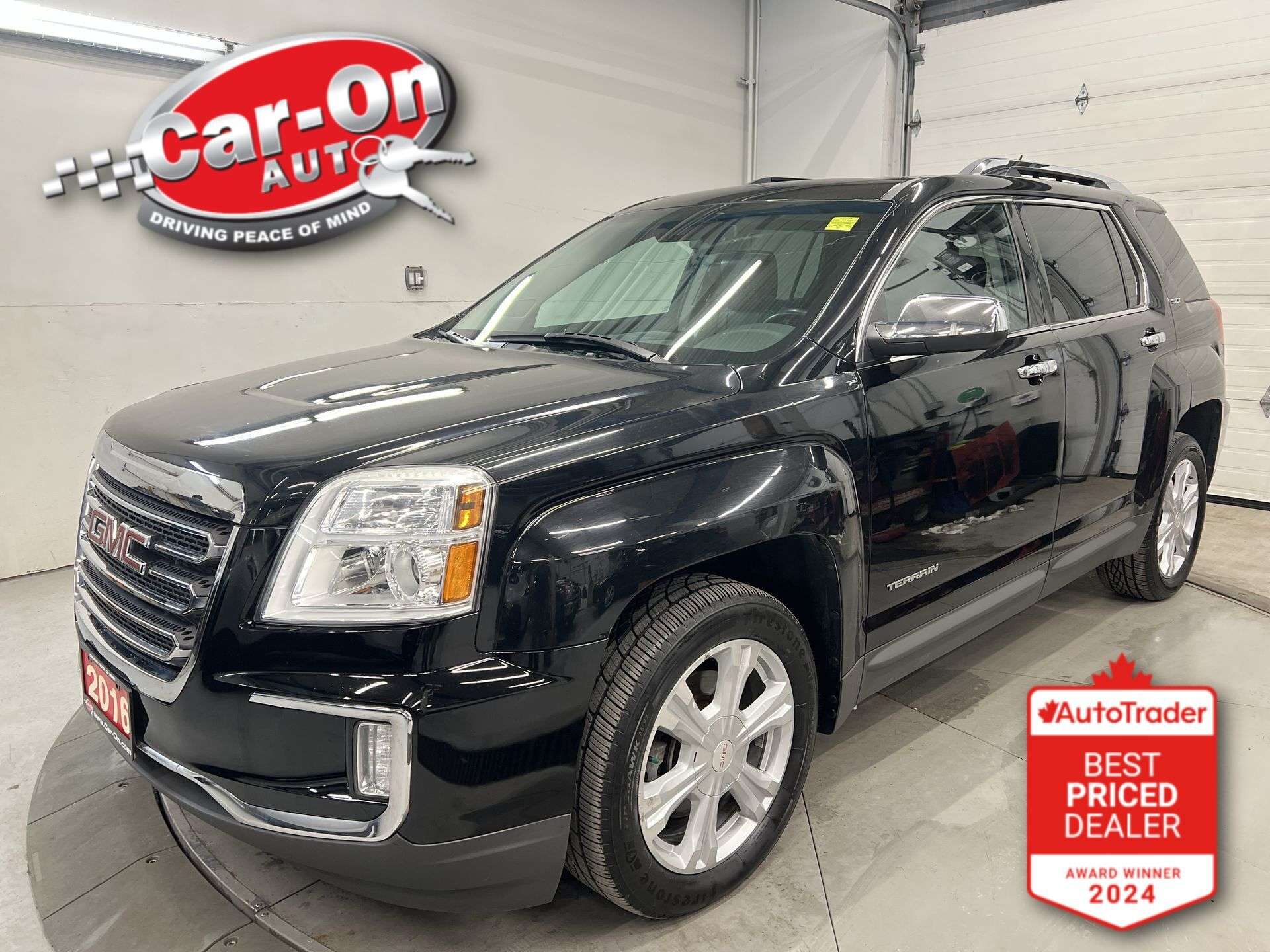 Black 2016 GMC Terrain SLT AWD SUV / Crossover All-Wheel Drive Automatic