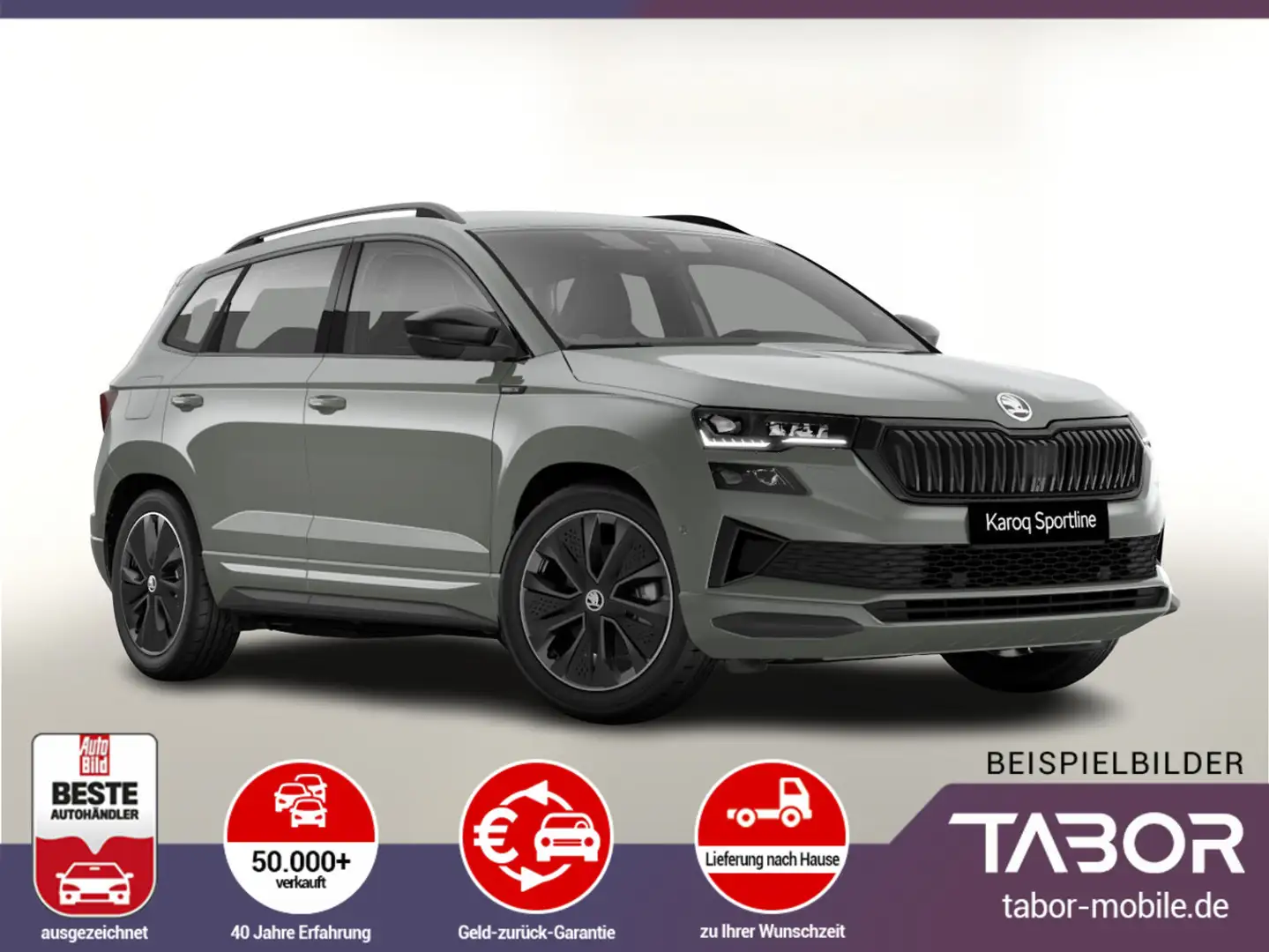 Skoda Karoq TSI 150 DSG Sportl Matrix Nav 360° Canton Gris - 1