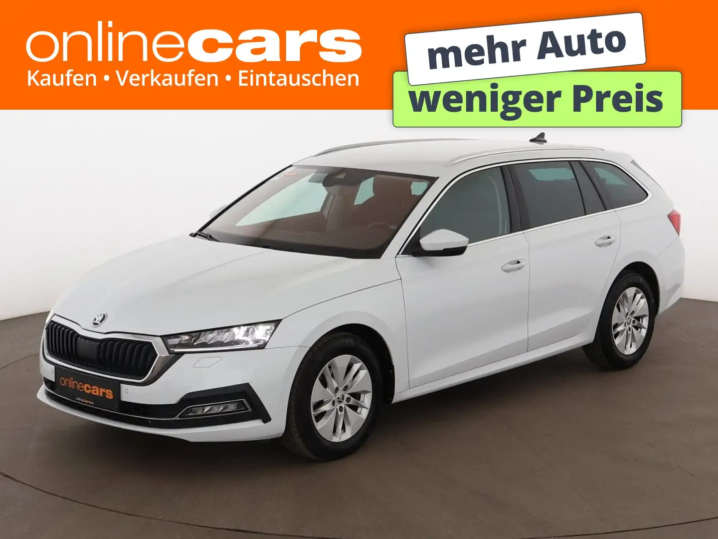 Skoda Octavia Combi 2.0 TDI Ambition LED RADAR NAVI PDC Weiß - 1