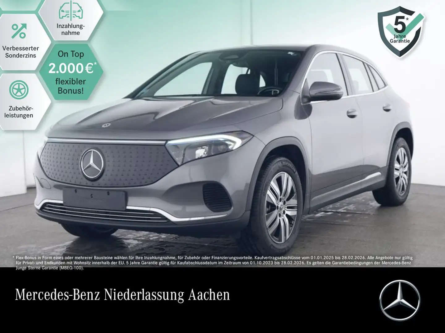 Mercedes-Benz EQA 250 PROG+MEMORY+SPUR Grijs - 1