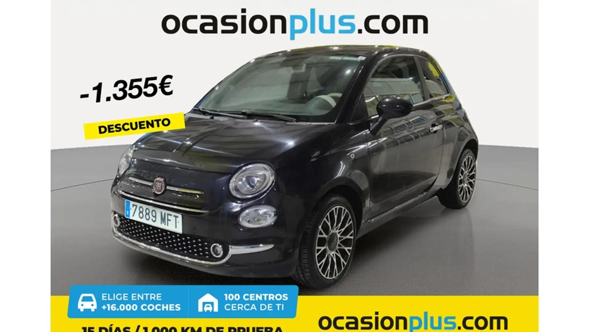 Fiat 500 1.0 Hybrid Dolcevita 52kW Negro - 1