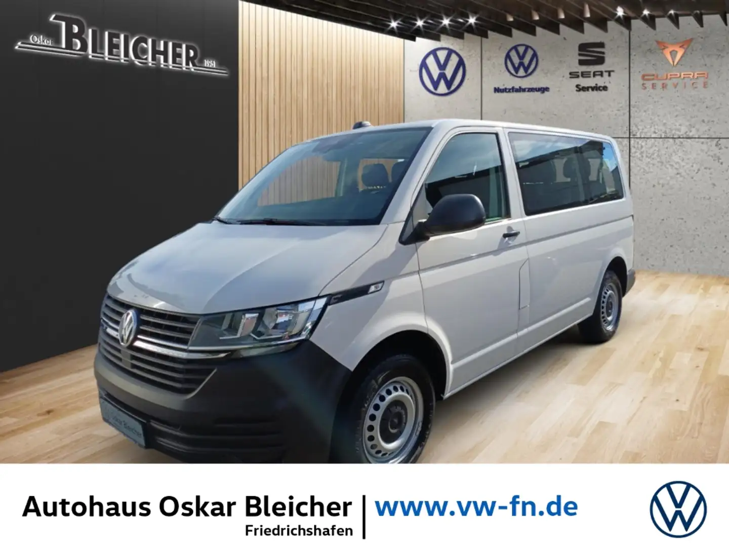 Volkswagen Transporter Kombi T6.1  2.0 TDI 81 kW L1H1  9 Sitze Blanc - 1