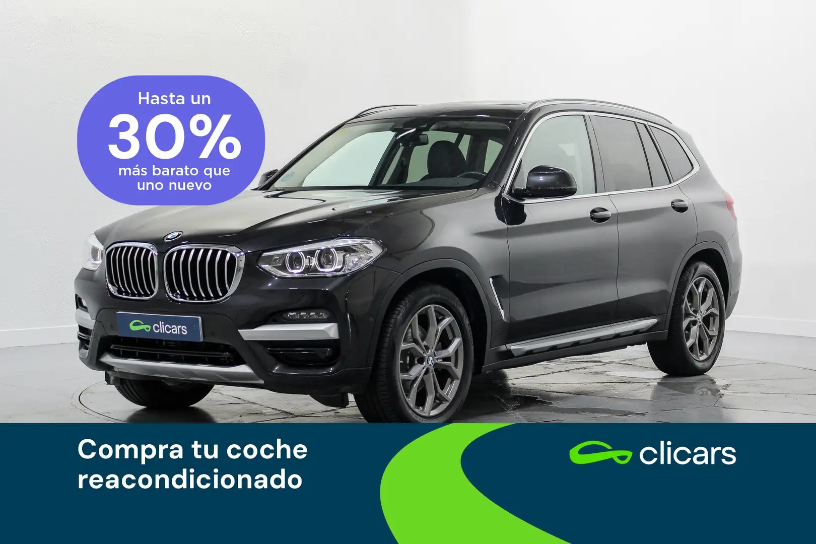 BMW X3 xDrive 20dA Gris - 1
