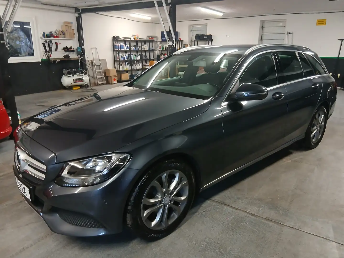 Mercedes-Benz C 180 T Avantgarde Autom.*TÜV(NEU)*EURO-6*GARANTIE* Gris - 1