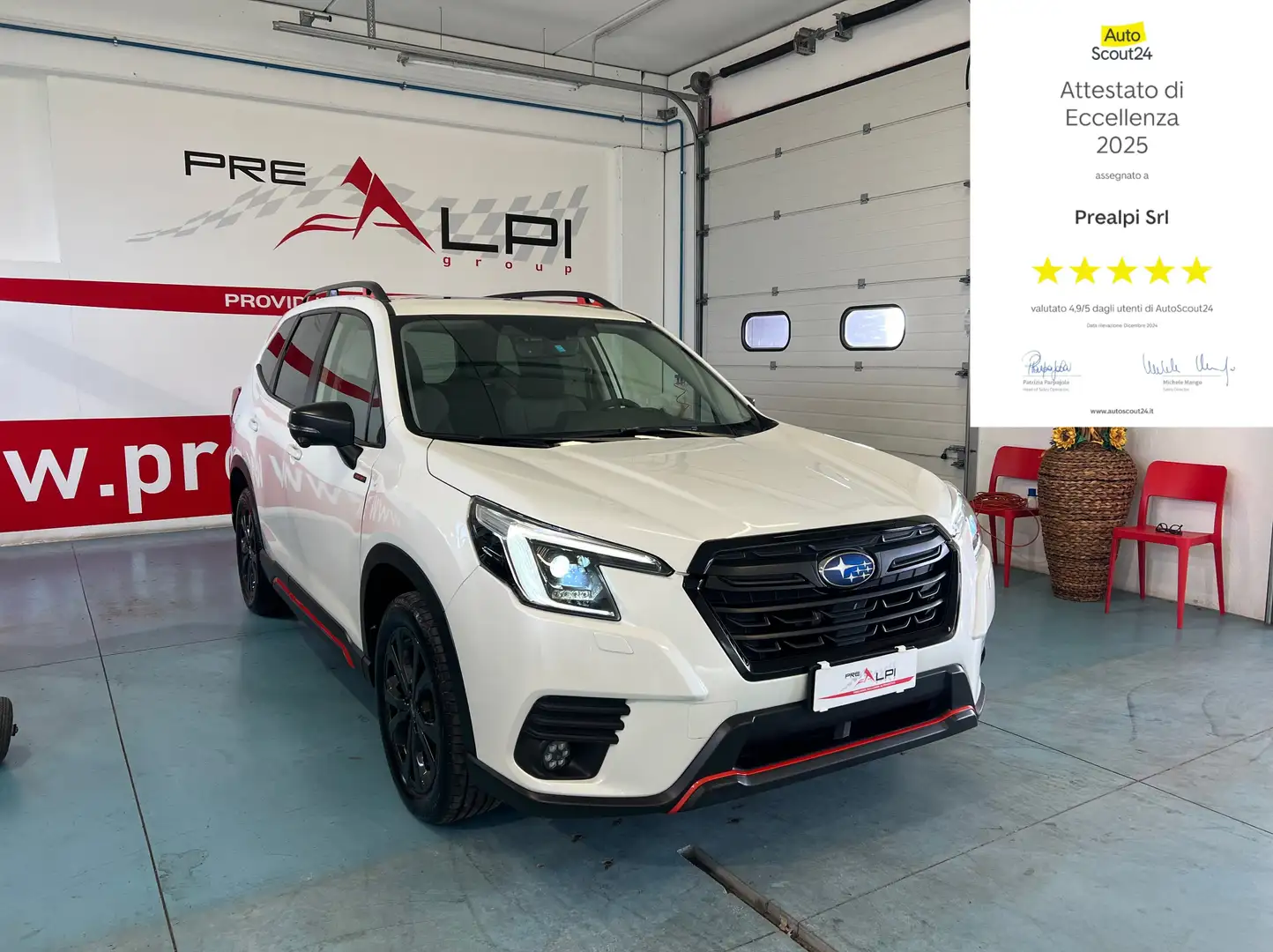Subaru Forester Forester V  2.0i e-boxer 4dventure lineartronic Weiß - 1