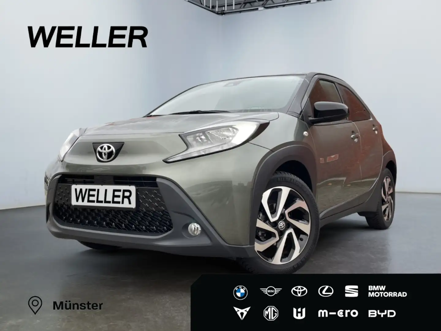 Toyota Aygo X S-CVT Pulse *ACC*CAM*SHZ*CarPlay*Bi-Tone* Grün - 1