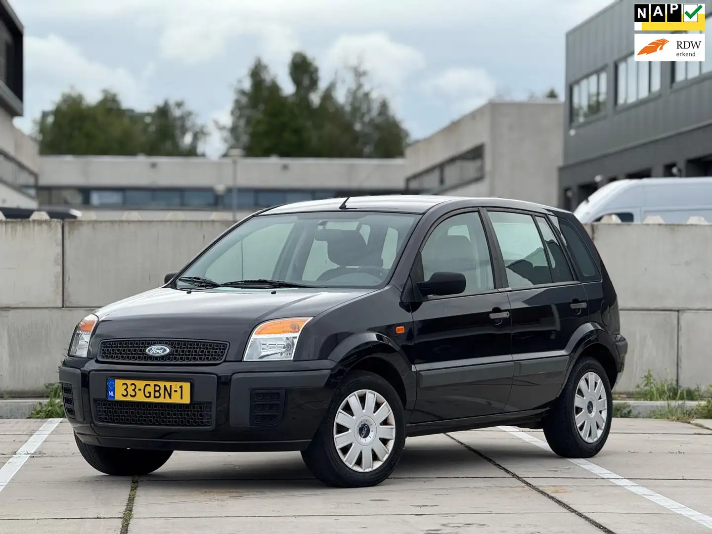 Ford Fusion 1.4-16V Cool & Sound | Airco | Bluethooth |Onderho Negro - 1