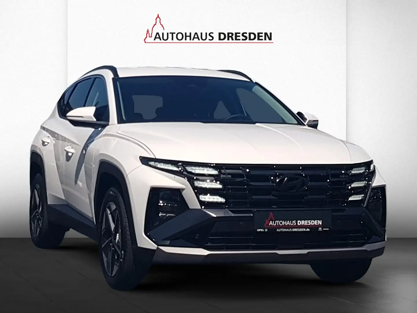 Hyundai TUCSON 1.6 T-GDI MHEV *NSCC*MATRIX*SHZ* Weiß - 2