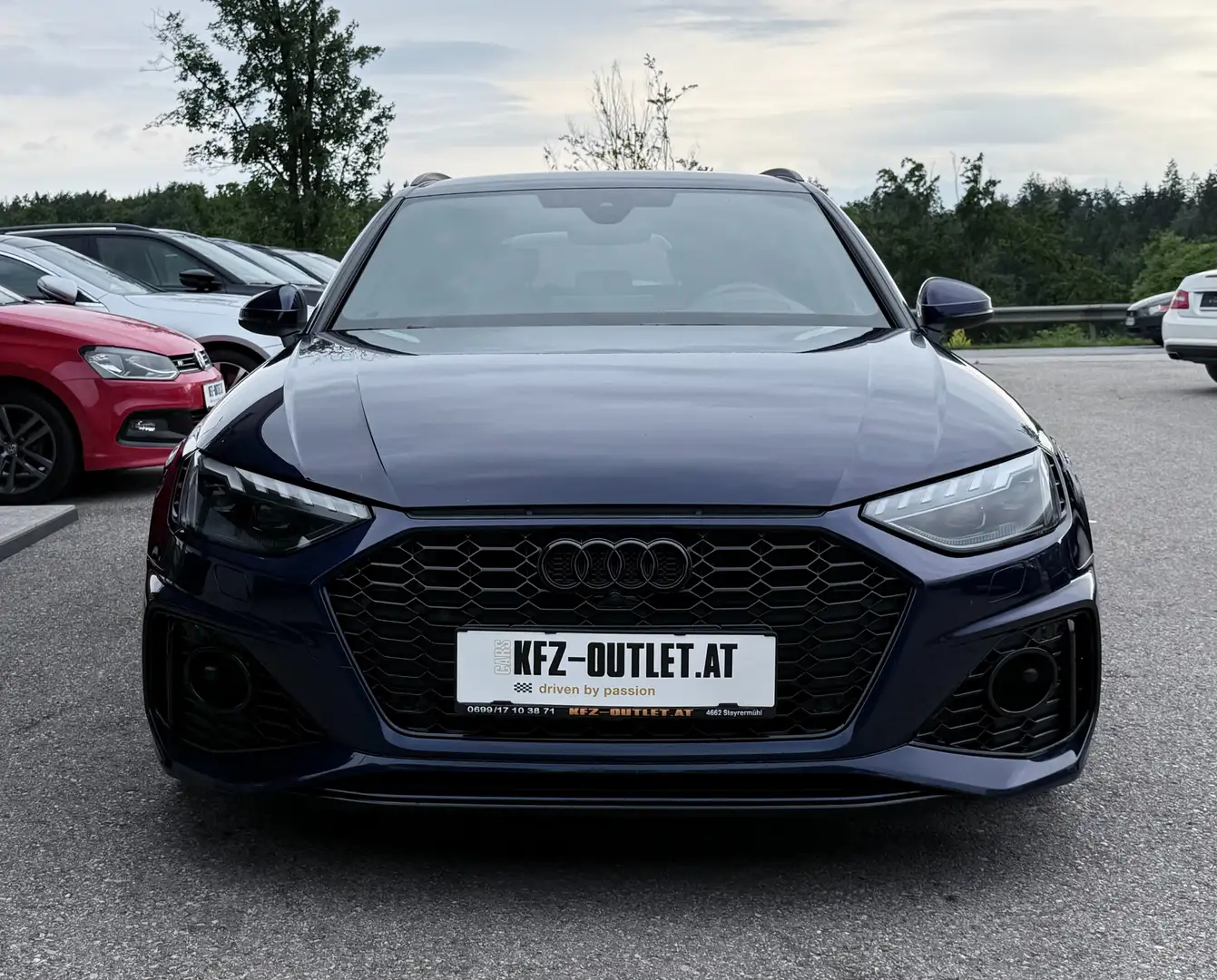 Audi A4 RS 4 Avant TFSI*1.Besitz*ACC*HUD*B&O*Matrix*MwSt* Blauw - 2