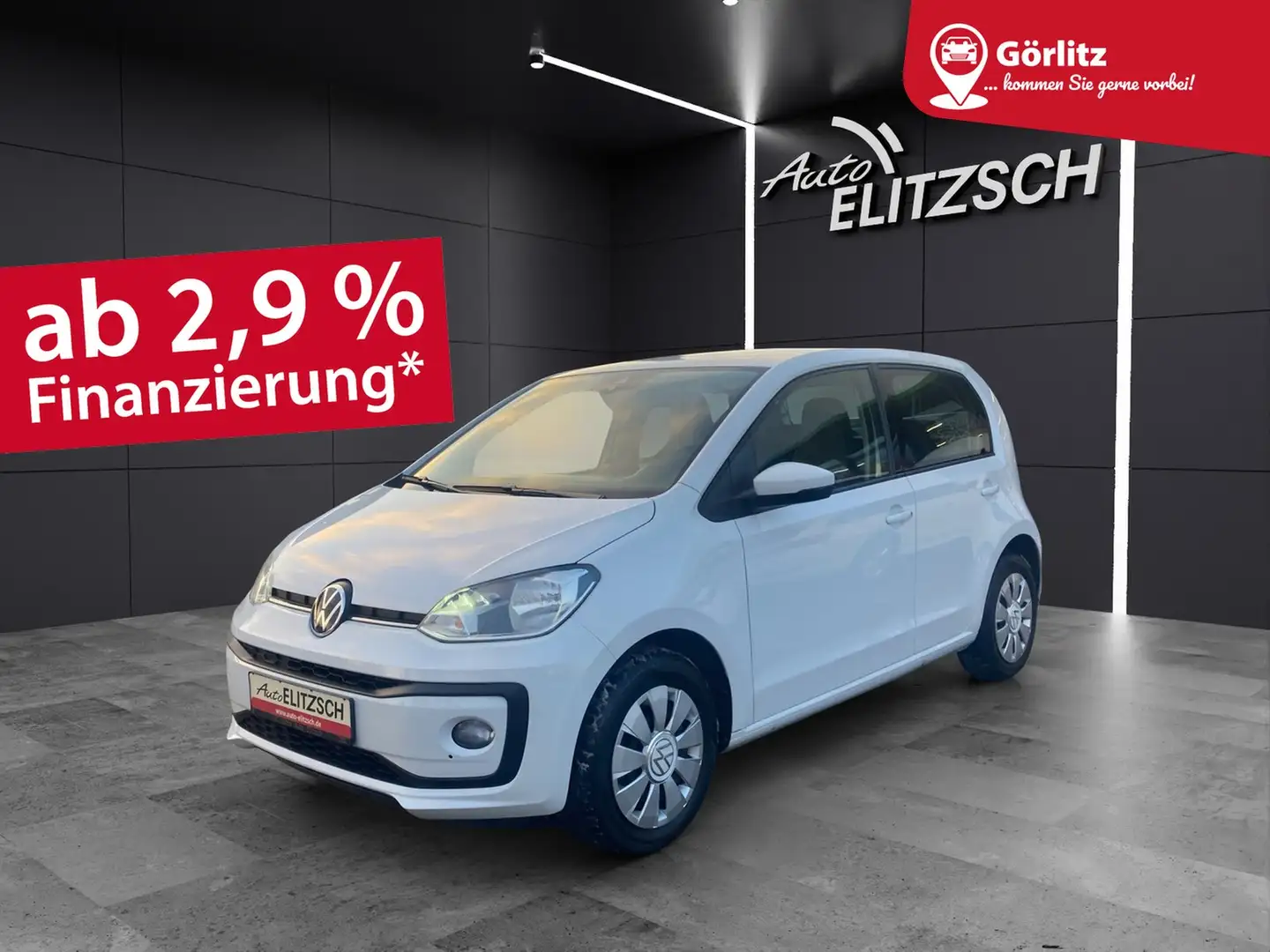 Volkswagen up! PDC SHZ Climatronic GRA NSW Rear View Weiß - 1