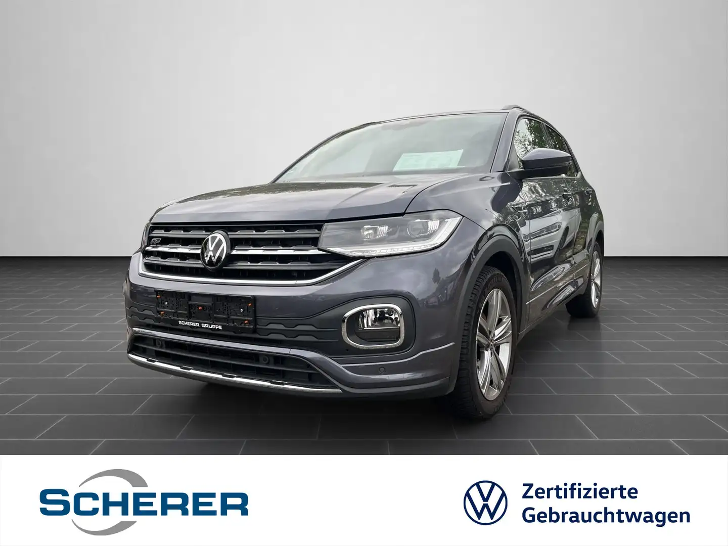 Volkswagen T-Cross R-Line 1.5 TSI DSG ACC CARPLAY LED NAVI Gris - 1
