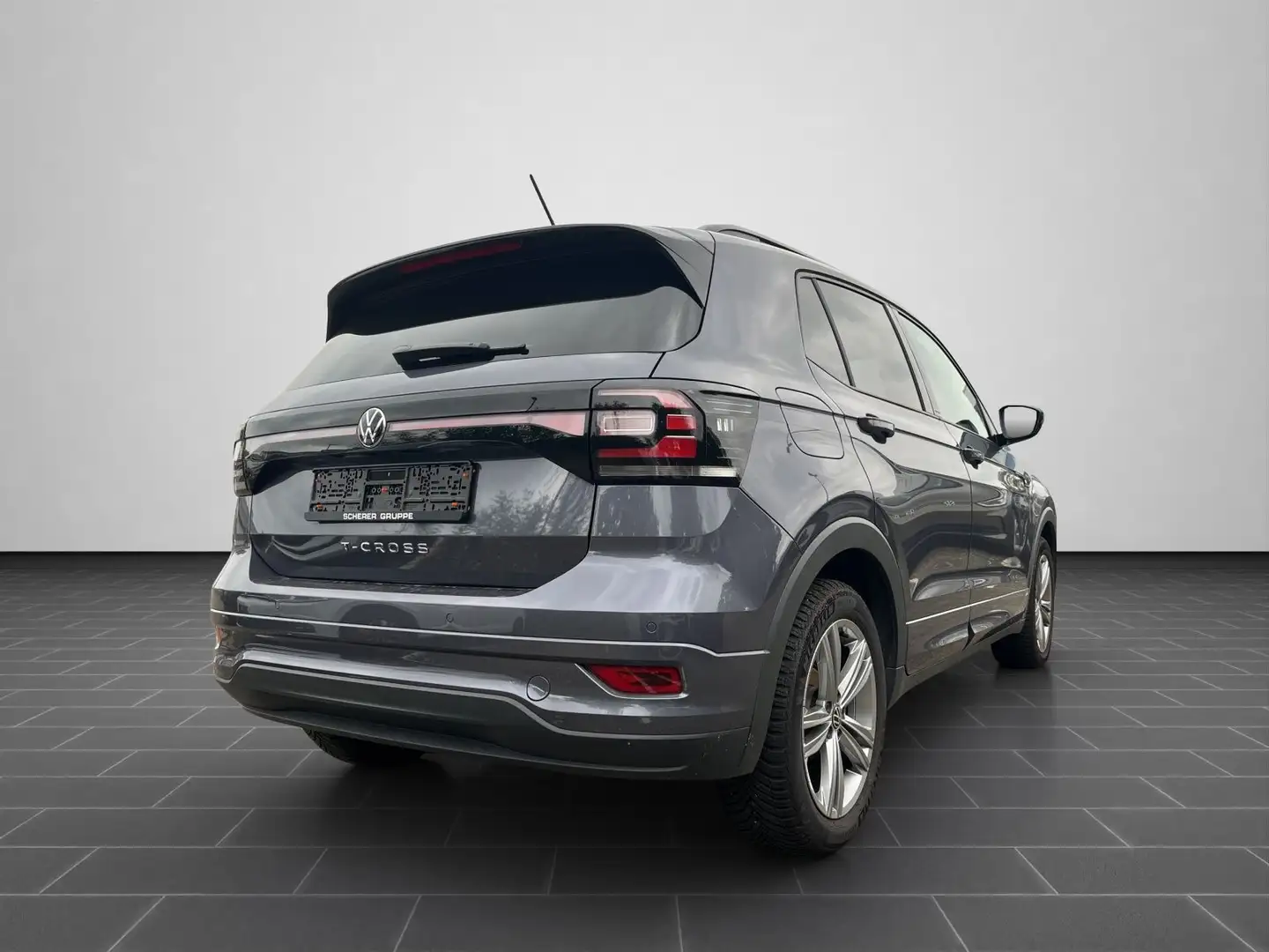 Volkswagen T-Cross R-Line 1.5 TSI DSG ACC CARPLAY LED NAVI Gris - 2