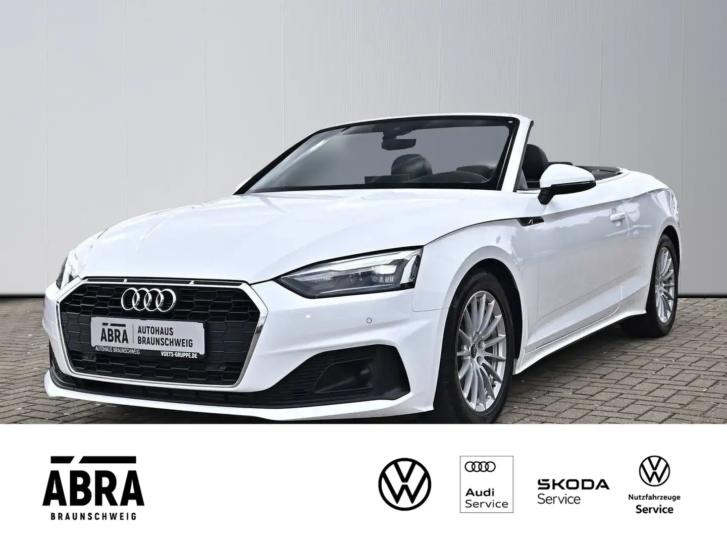 Audi A5 Cabriolet 35 2.0 TFSI S-tronic LED+NAV+GRA+PDC+... Білий - 1