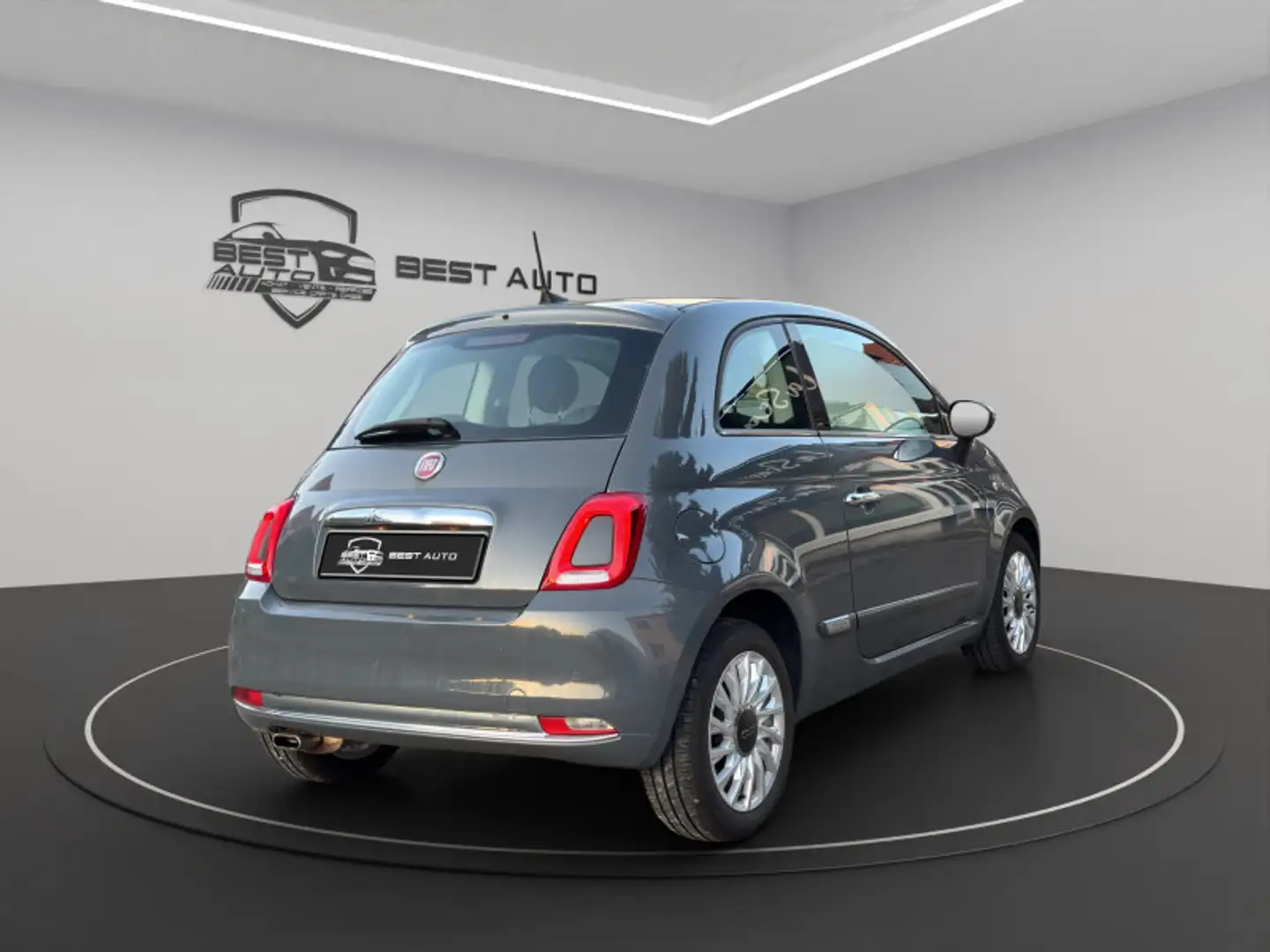Fiat 500e 1.2 8V 69CH ECO PACK LOUNGE EURO6D Gris - 2