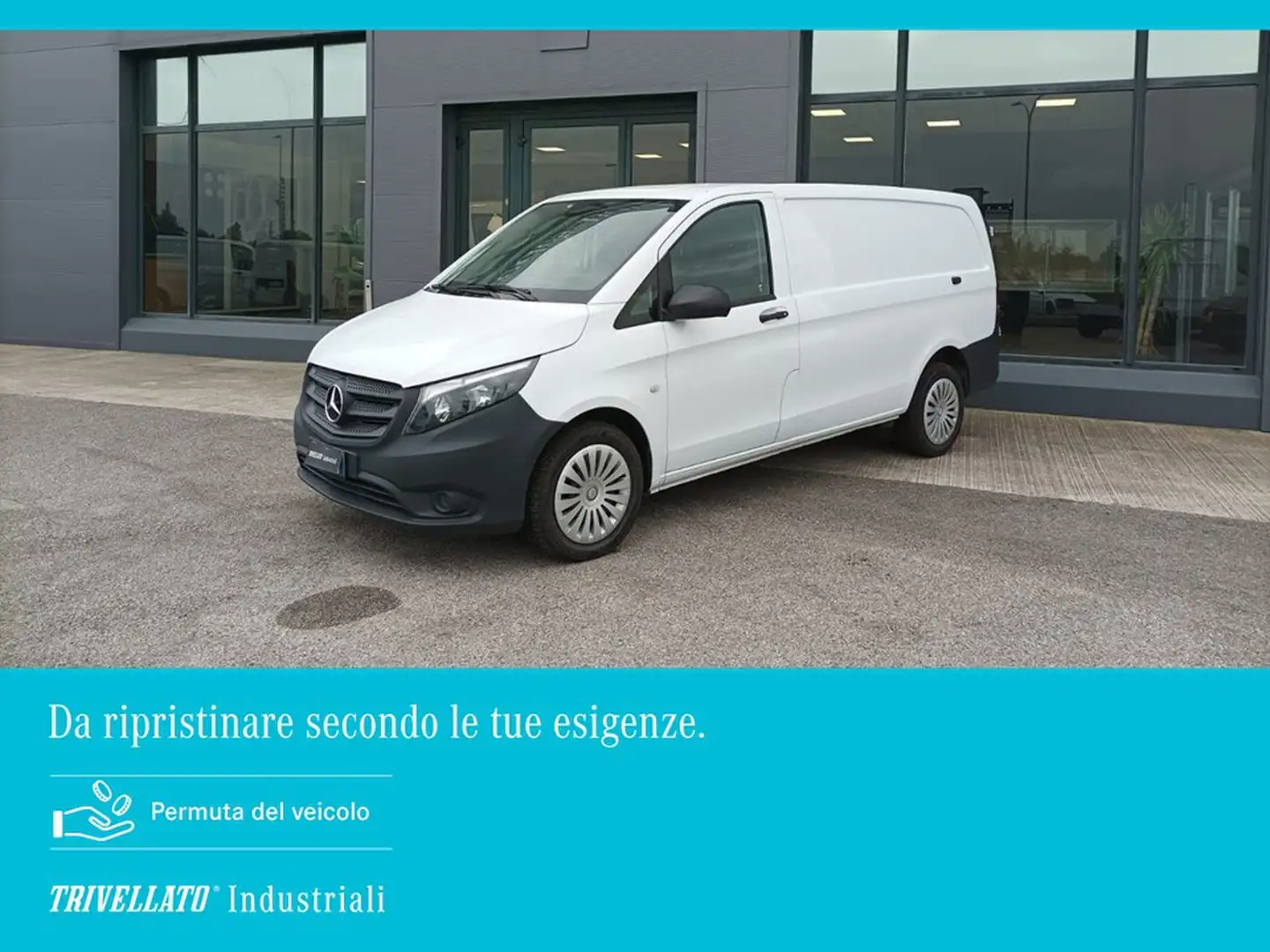 Mercedes-Benz Vito 116 cdi long auto E6 Weiß - 1