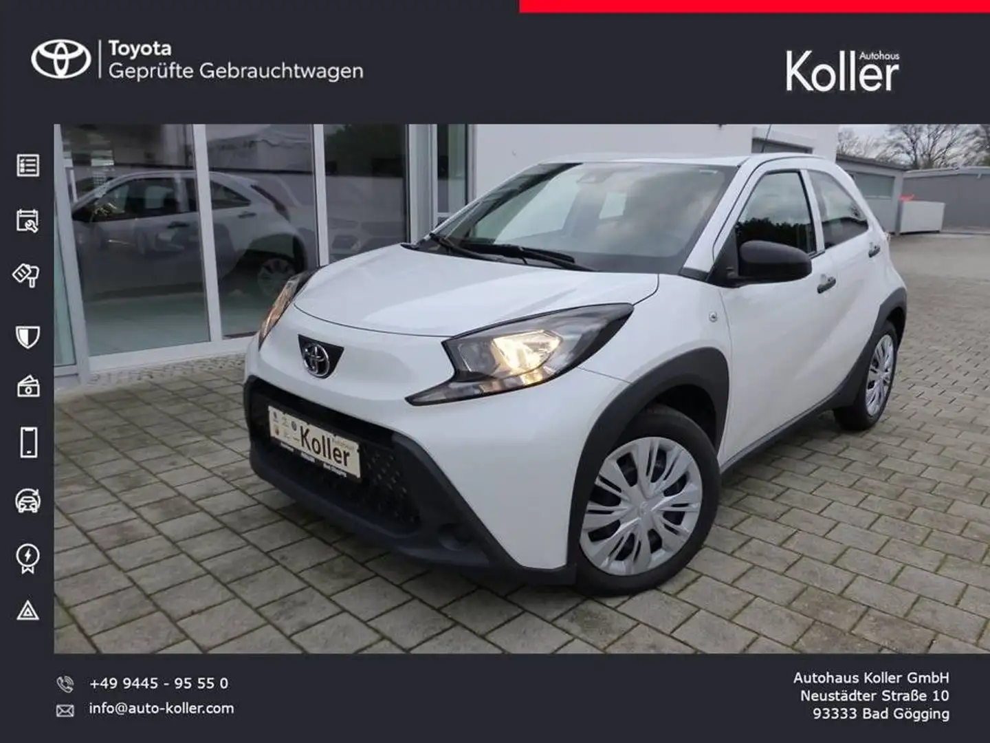 Toyota Aygo X 1.0 VVT-i Klima Touchscreen CarPlay Temp. Weiß - 1