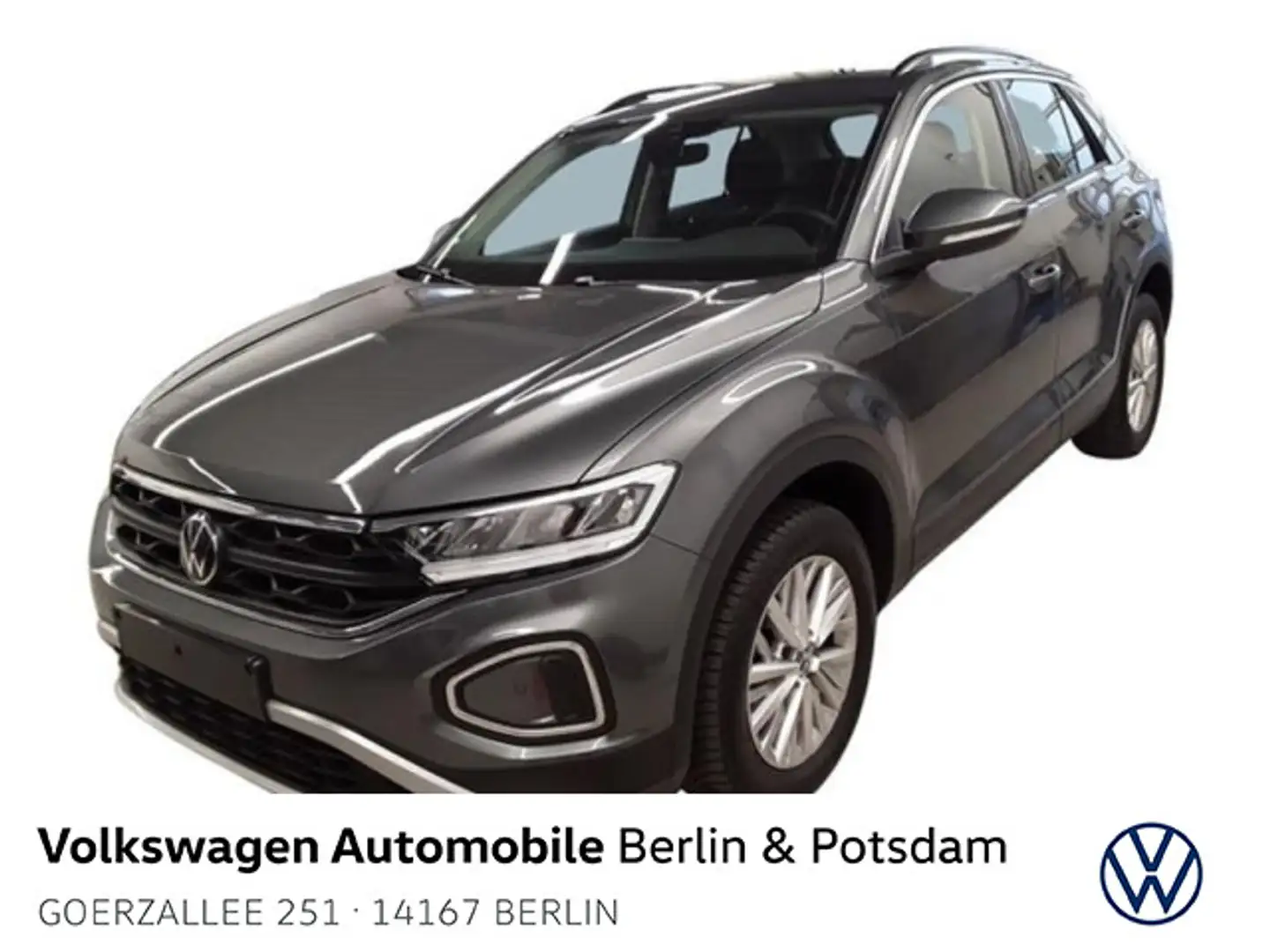Volkswagen T-Roc 1.5 TSI DSG Life Navi Stdhz LED PDC SHZ Grau - 1