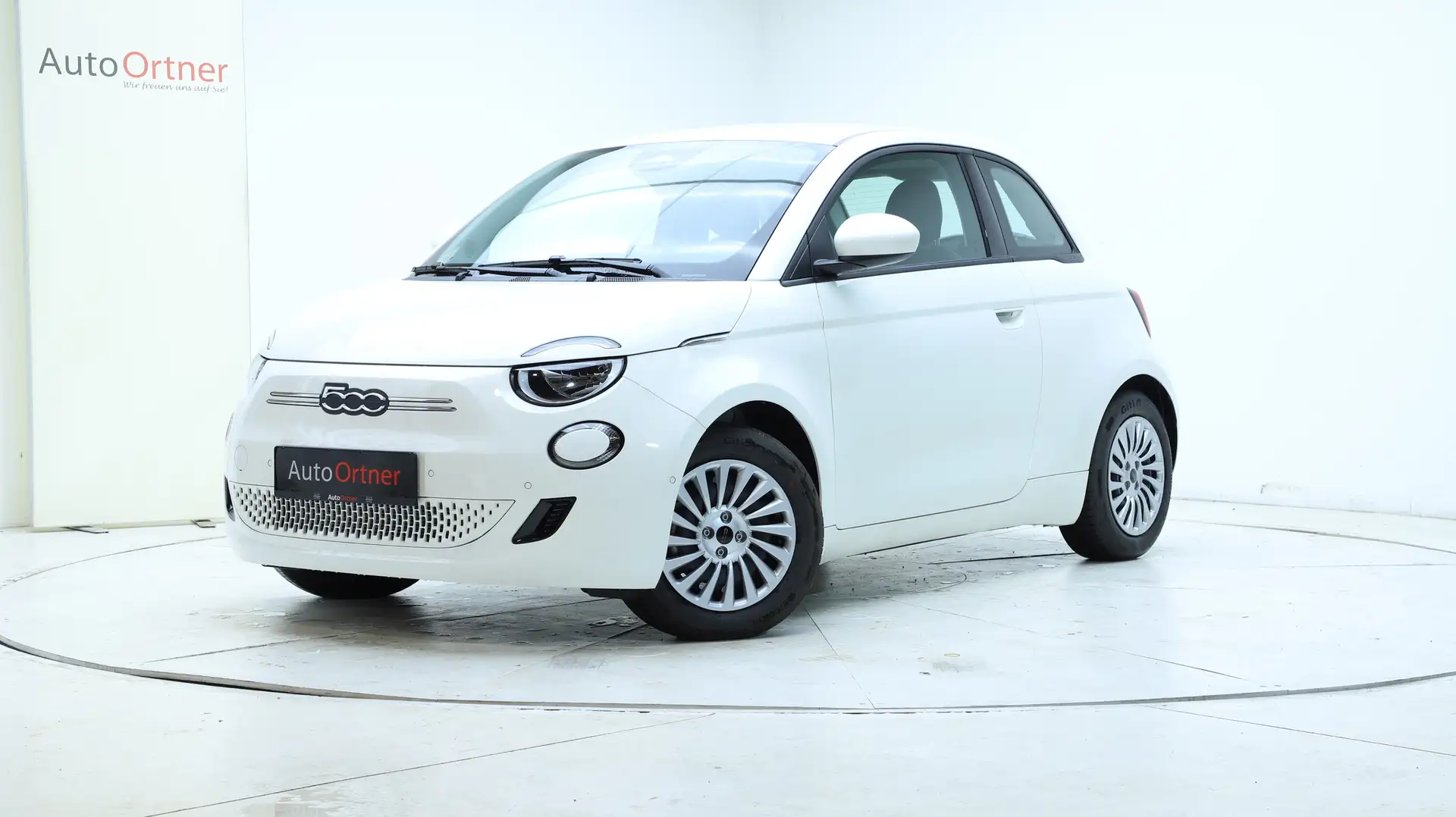 Fiat 500e 42Kwh Navi+Rückfahrcam+Parksensoren Weiß - 1