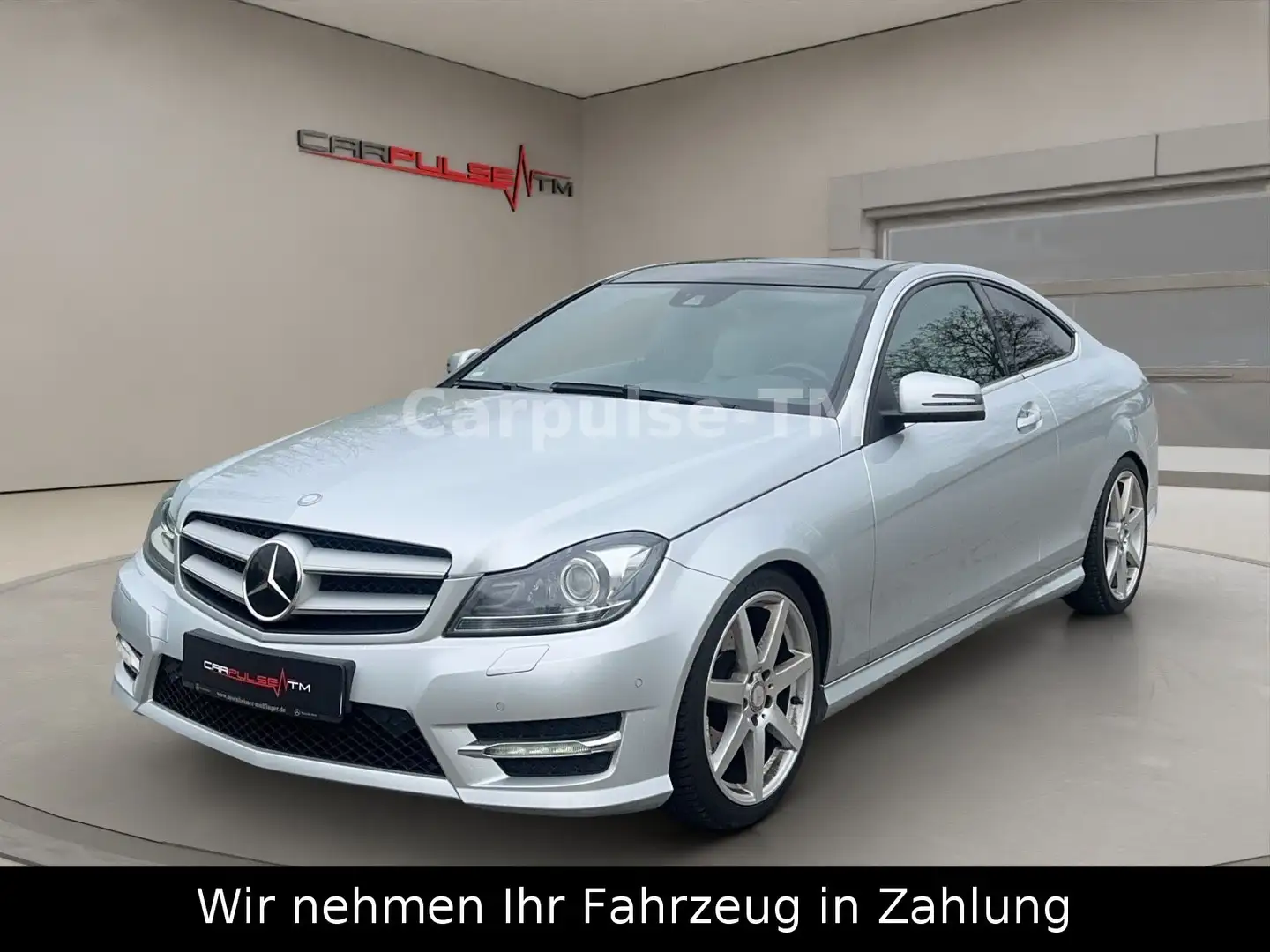Mercedes-Benz C 350 CGI Coupe AMG LINE-Distronic-306PS-2Hand Argent - 2