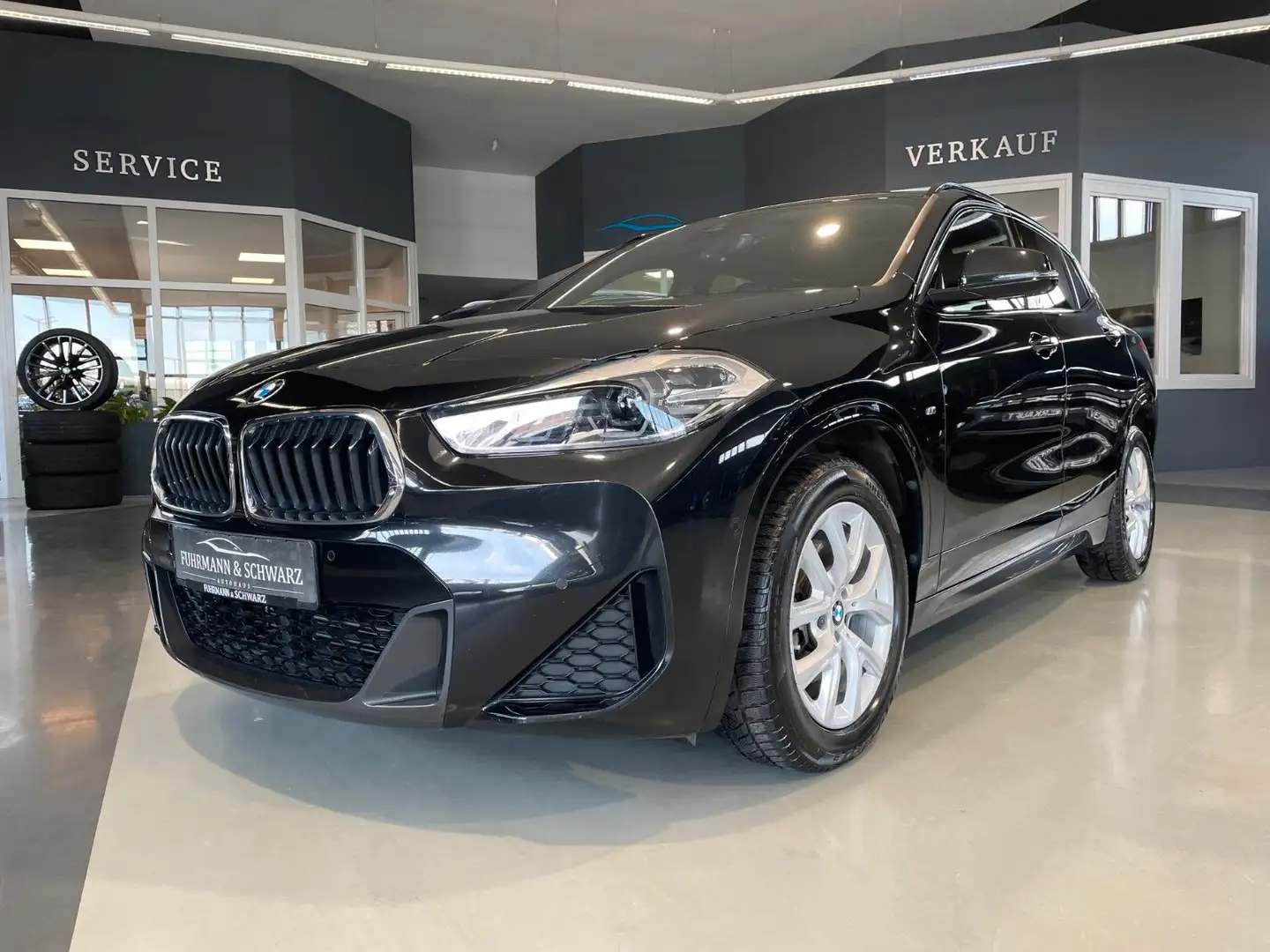 BMW X2 sDrive18i Aut. M Sport AHK,Rfkam,LED,NAVI, Nero - 2
