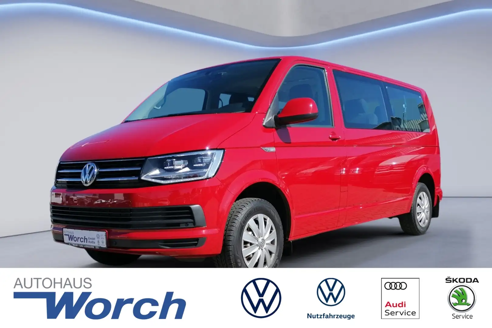 Volkswagen T6 Caravelle 2.0 TDI DSG Comfortline LR  LANG Rot - 1