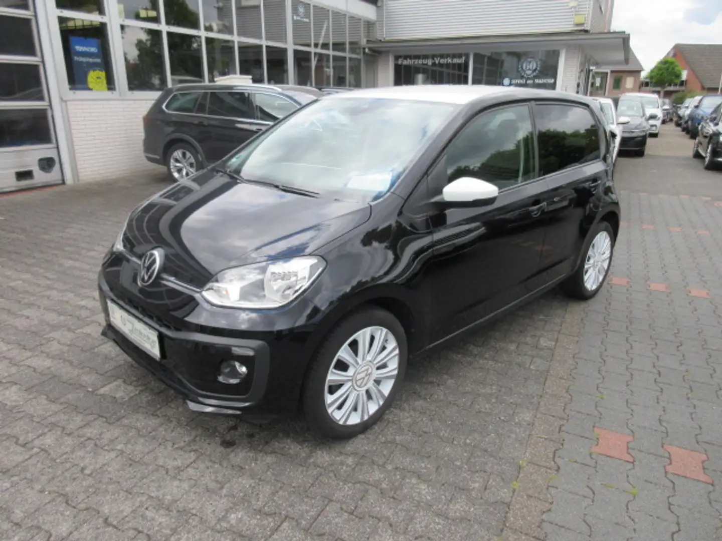 Volkswagen up! White Style 1.0 NAVIV. KAMERA ALU APS SITZHEIZUNG CLIMATRONIC eFH ZV DAB+ Schwarz - 1