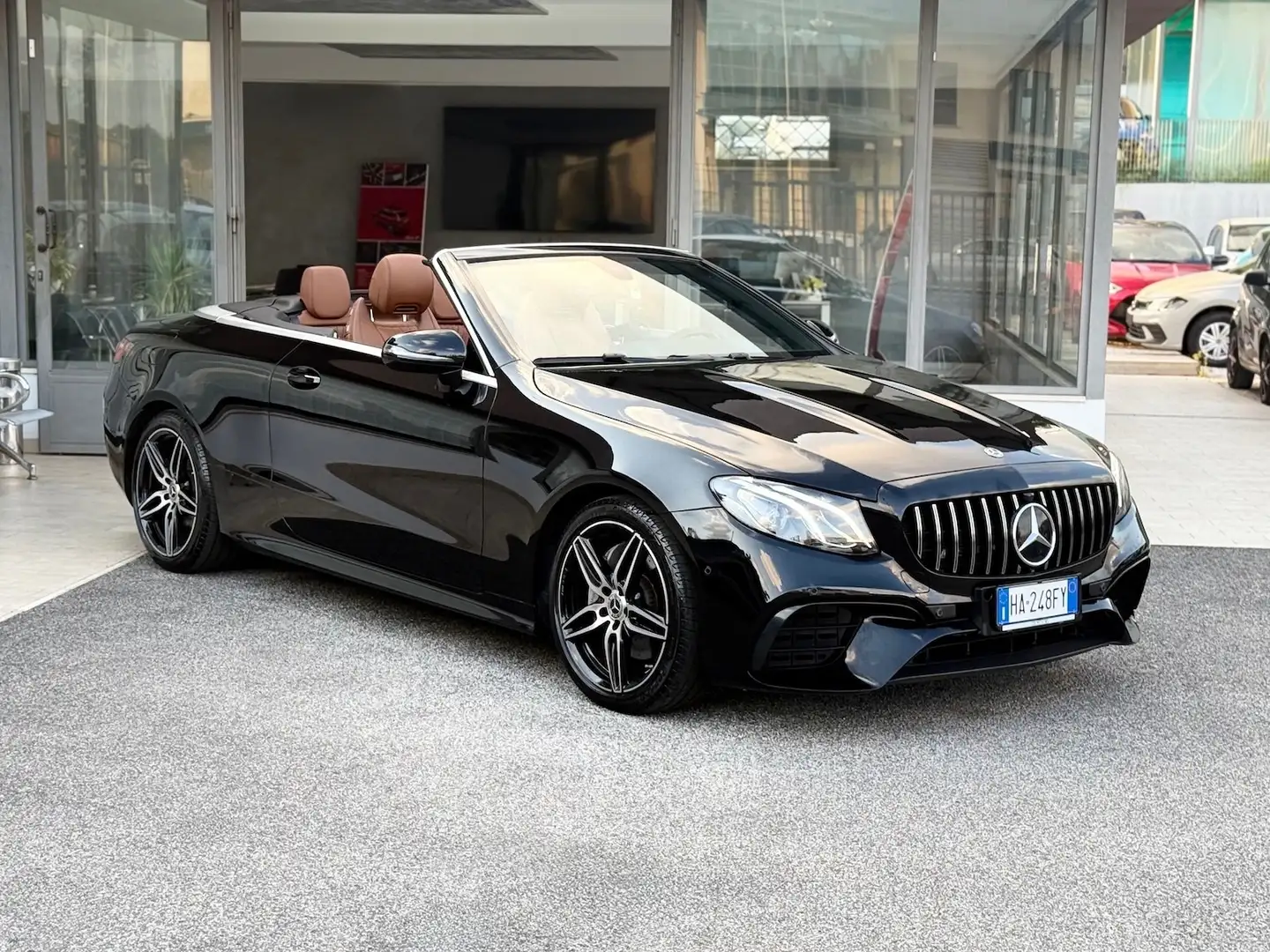 Mercedes-Benz E 200 E 200 Auto 184CV Cabrio E6 IVA - 2018 Nero - 1