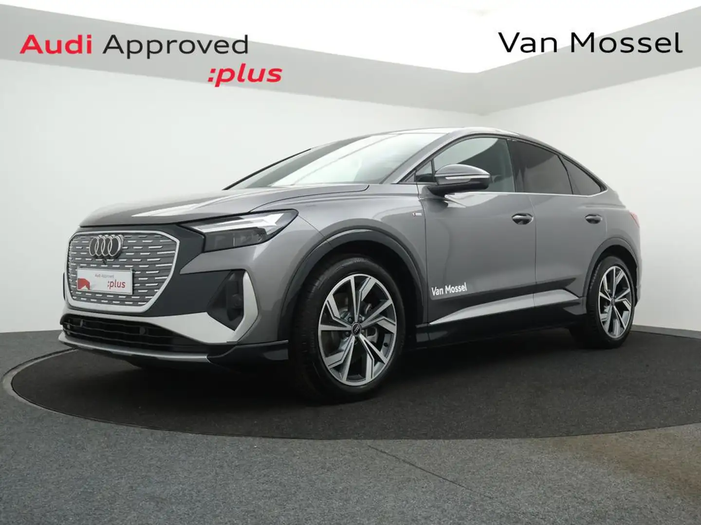Audi Q4 e-tron ack e-tron Audi Q4 S-LINE Sportback 40 e-tron 150  Grijs - 1