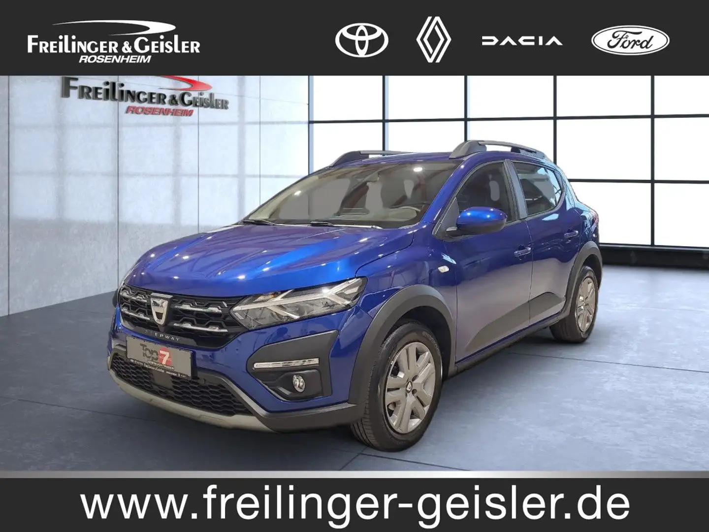 Dacia Sandero Stepway Comfort Bluetooth LED Klima Blau - 1