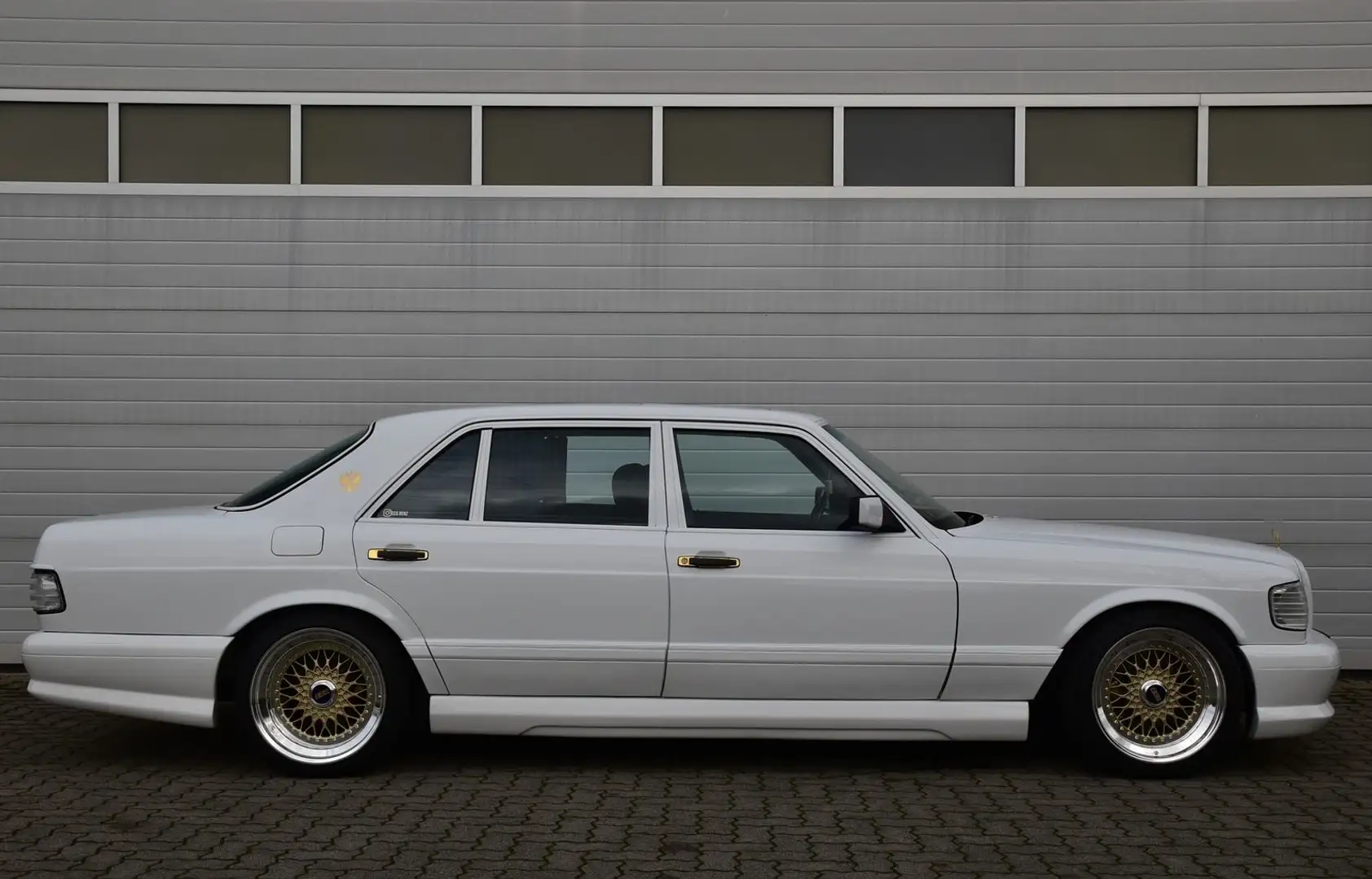Mercedes-Benz 560 SEL 560 WALD AMG/BBS/Cartier/Gold 22Karat Fehér - 2