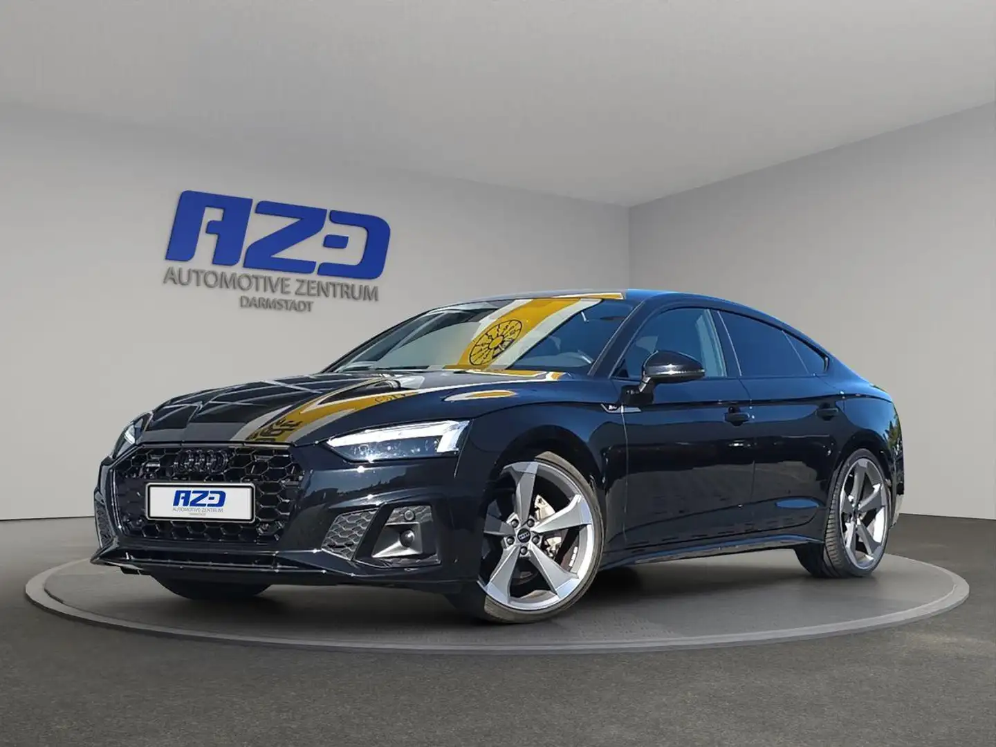 Audi A5 40 TDI quat S line LEDER MATRIX B&O AHK 20 ZOLL Noir - 1