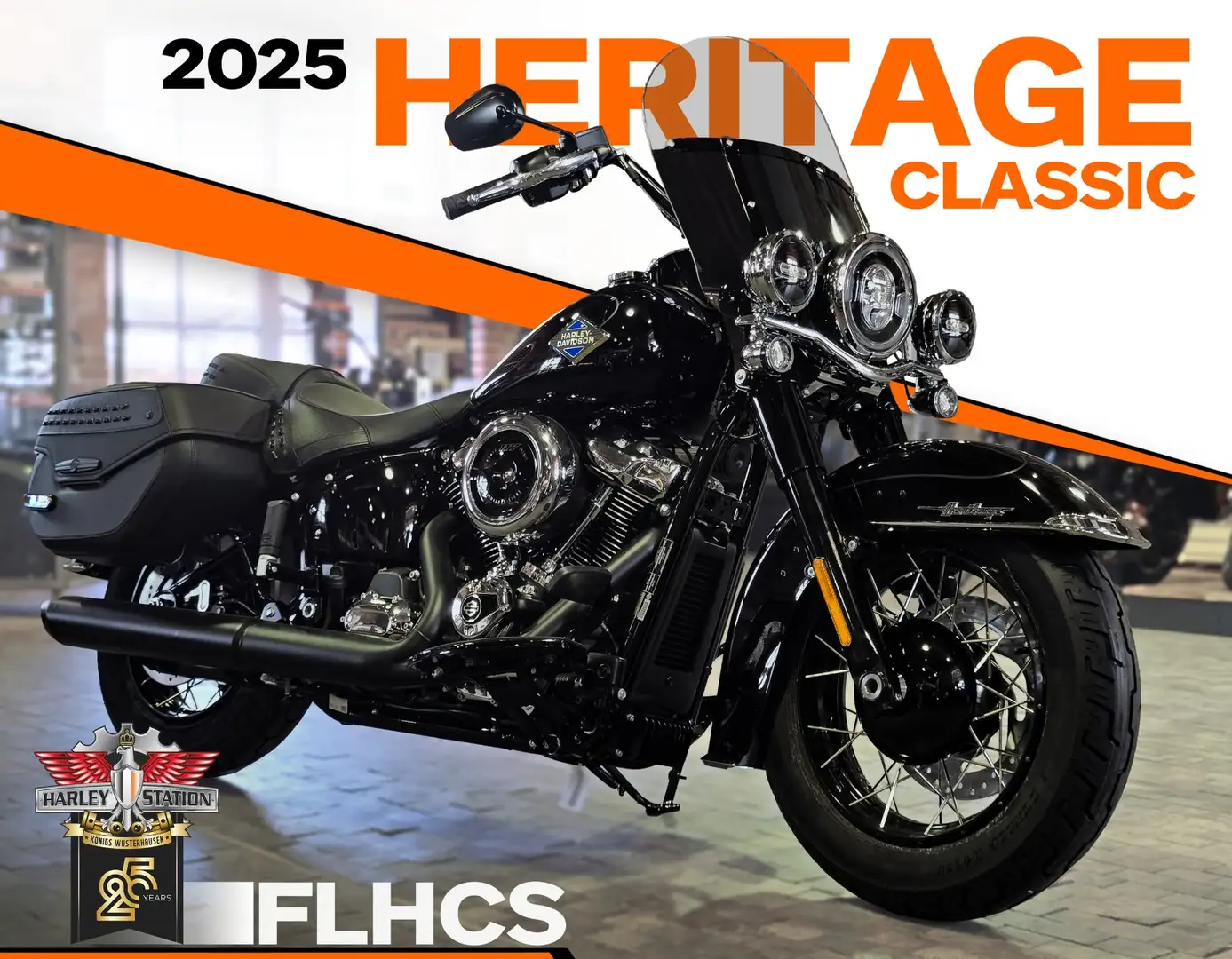 Harley-Davidson Heritage Heritage Classic Schwarz - 1