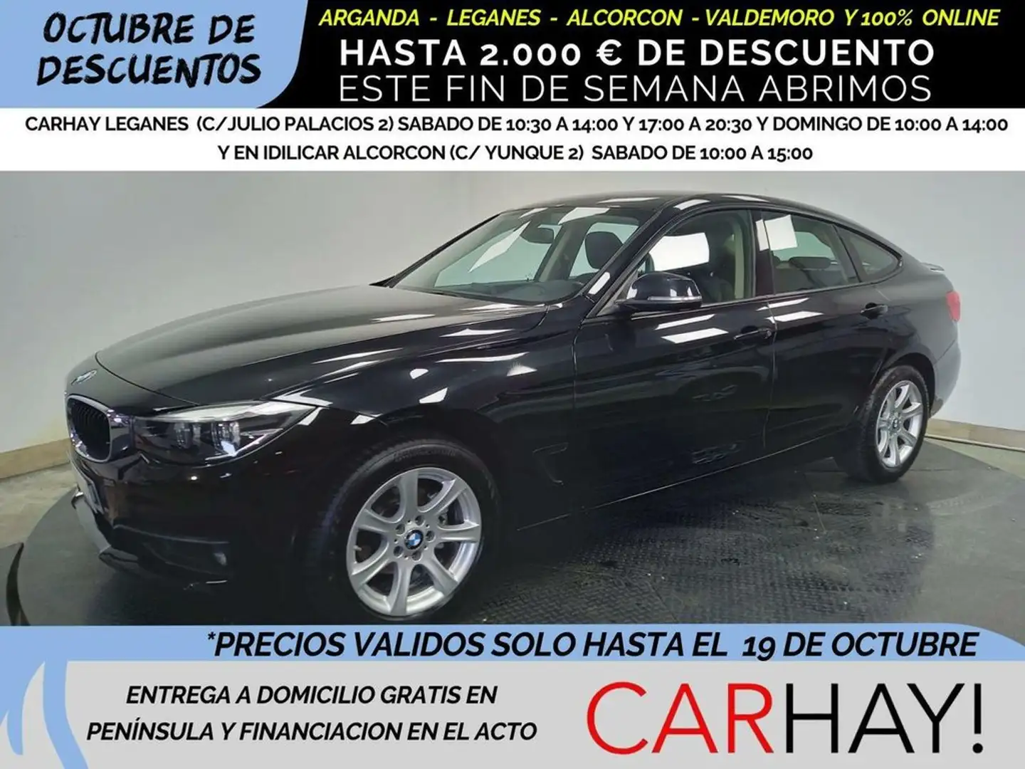 BMW 318 318D 2.0 150 CV AT8 E6DT AUTO Schwarz - 1