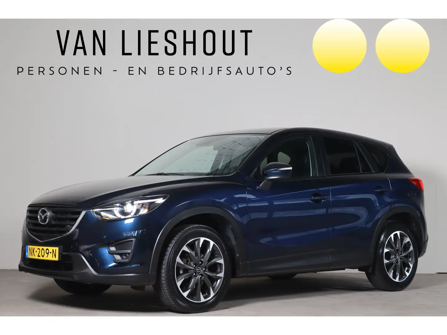 Mazda CX-5 2.0 SkyActiv-G 165 GT-M Line NL-Auto!! Elek.Stoele Bleu - 1
