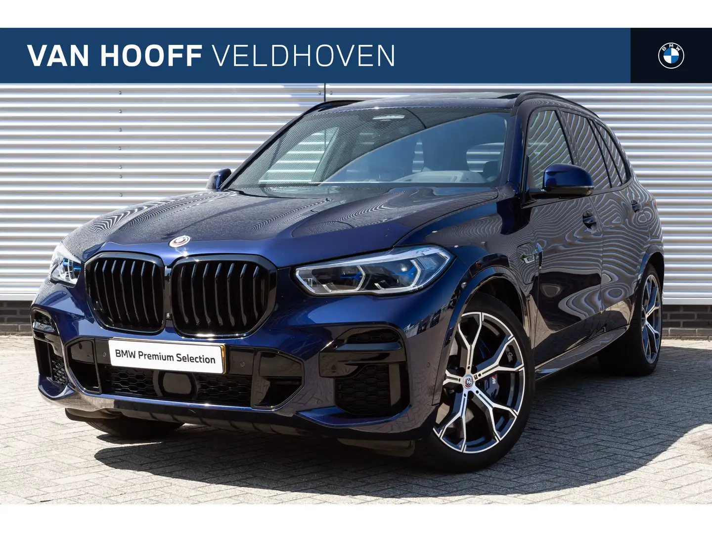 BMW X5 xDrive45e High Executive M Sport Automaat / Panora Blauw - 1