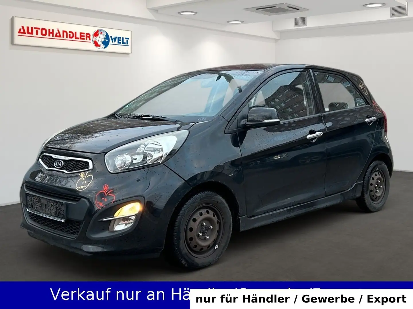 Kia Picanto 1.0i Spirit 5-trg. Klimaautomatik SHZ Schwarz - 1