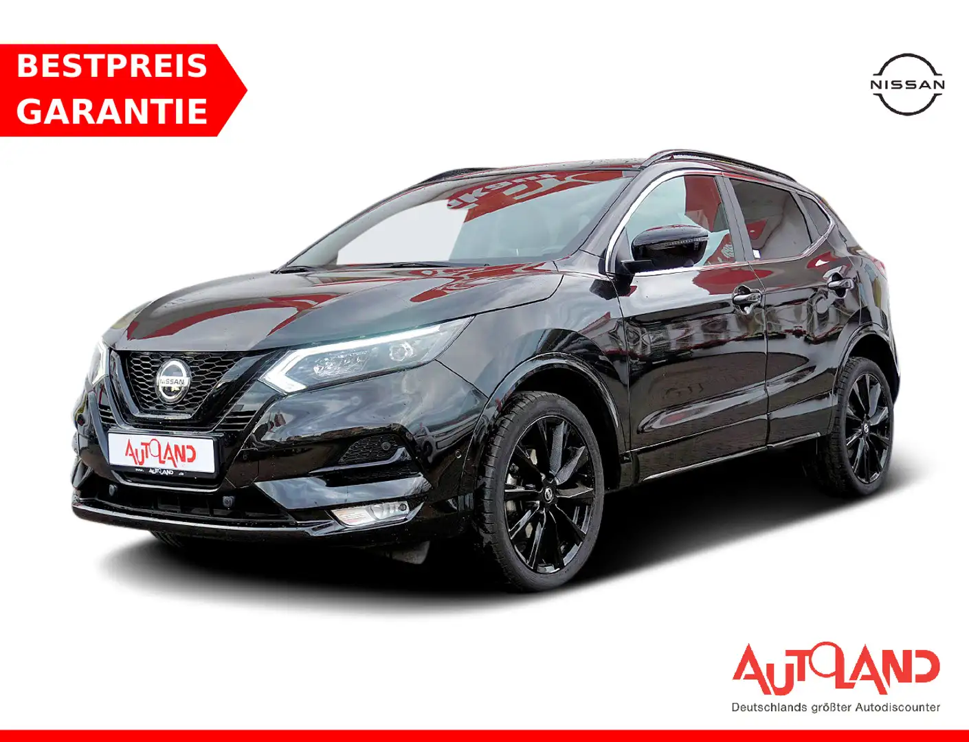 Nissan Qashqai 1.3 DIG-T N-Tec LED Navi ACC 360° Zwart - 1