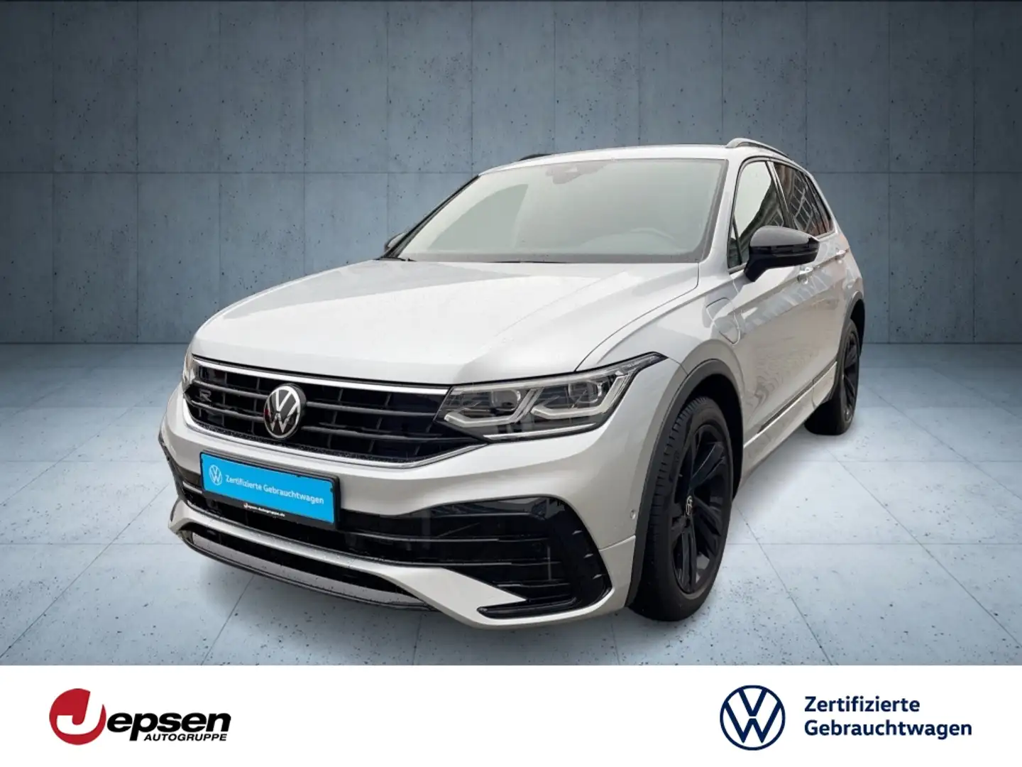 Volkswagen Tiguan R-Line 1.4 TSI eHybrid DSG AHK+ACC+FLA+Nav Silber - 1