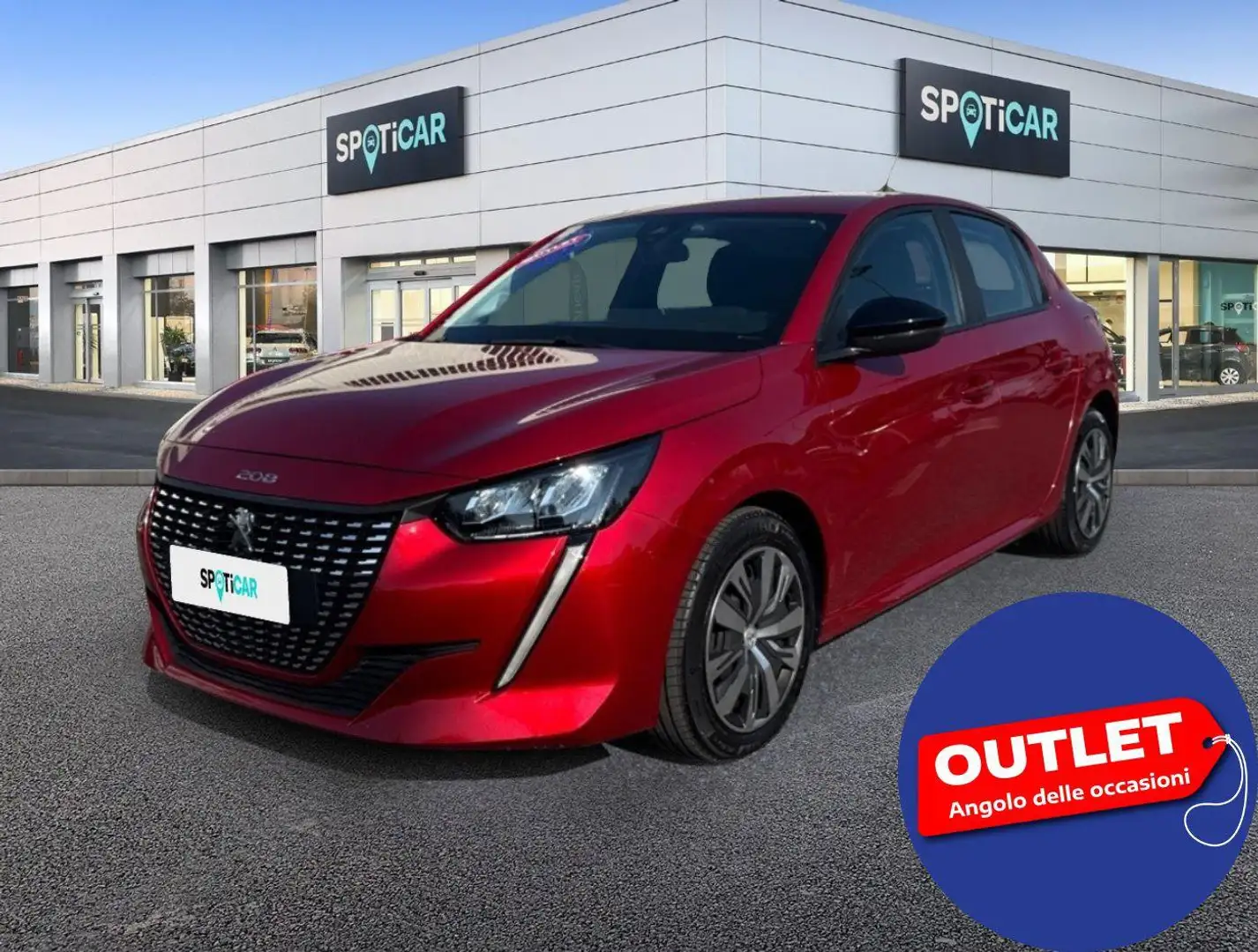 Peugeot 208 Active Pack PureTech 100 S/S Rosso - 1