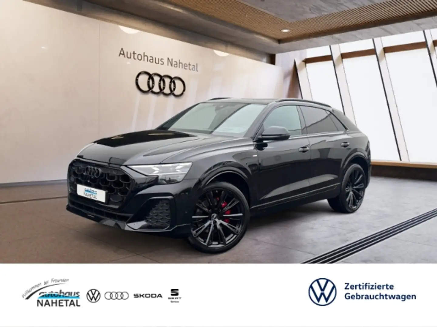 Audi Q8 S-LINE BUSINESS LASERLICHT AHK ALLRADLENKUNG HUD B Чёрный - 1