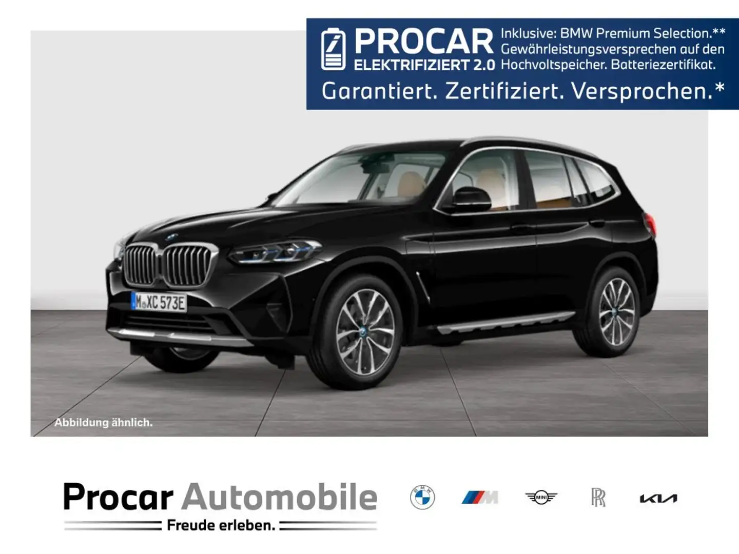 BMW X3 xDrive30e LASER+HuD+AHK+HiFi+DA+PA+SHZ Schwarz - 1