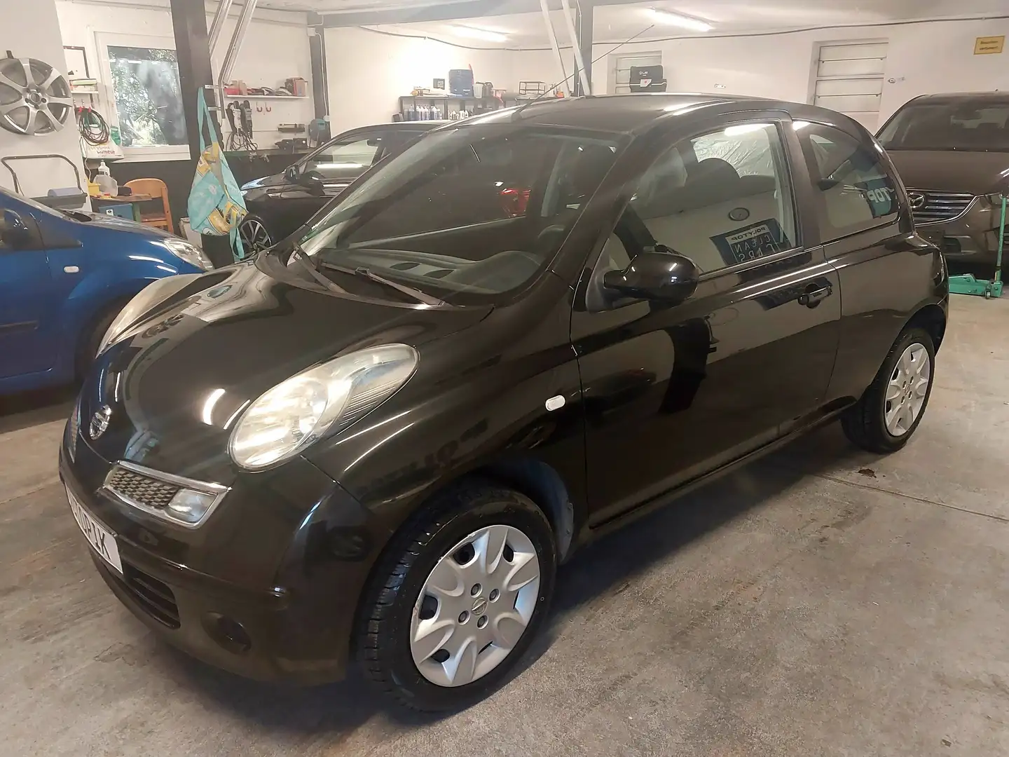 Nissan Micra More *TÜV 06/2027(NEU)*KLIMA* Zwart - 1