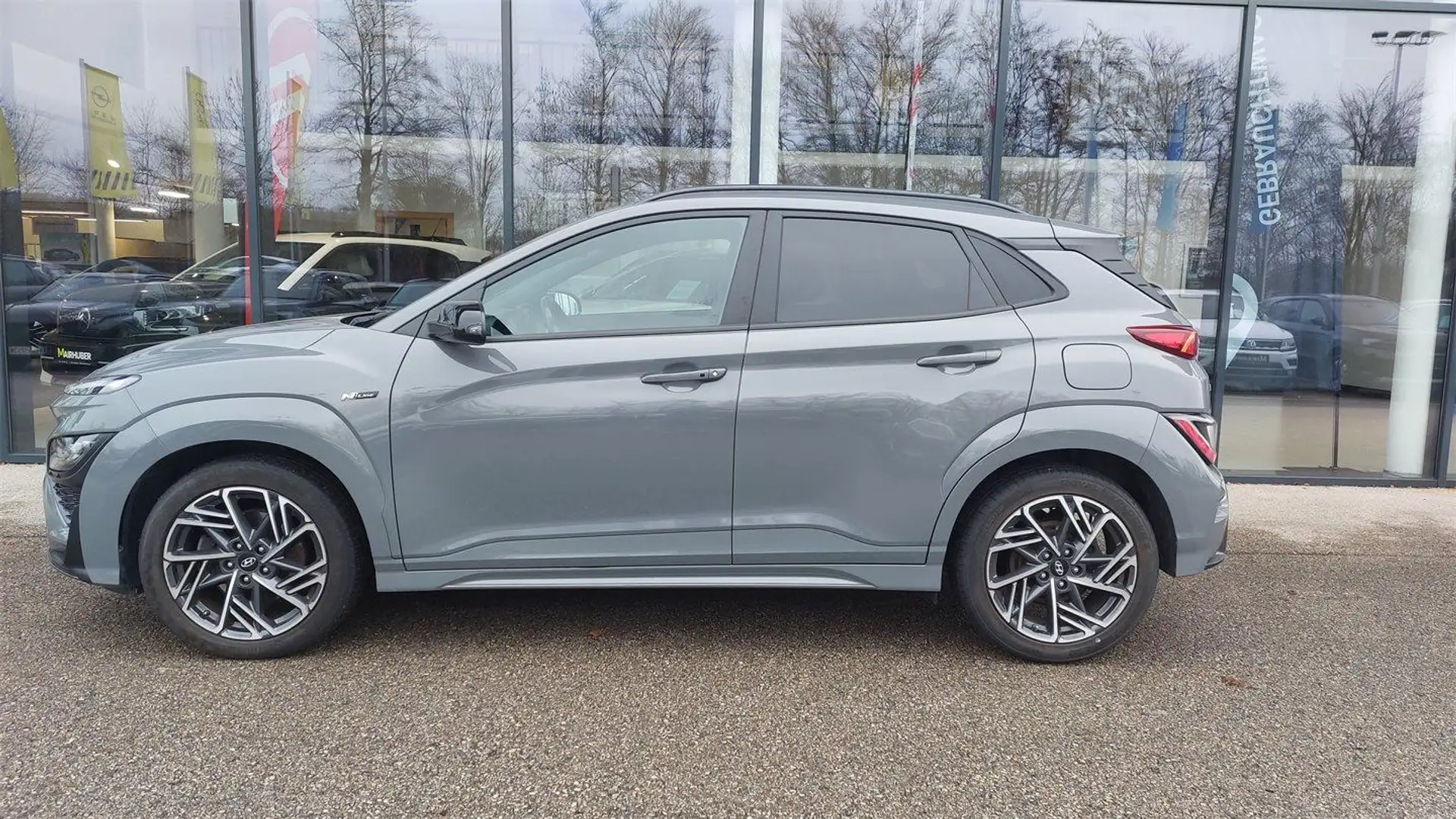 Hyundai KONA Kona N-Line 1,0 T-GDi 2WD 48V Grau - 2